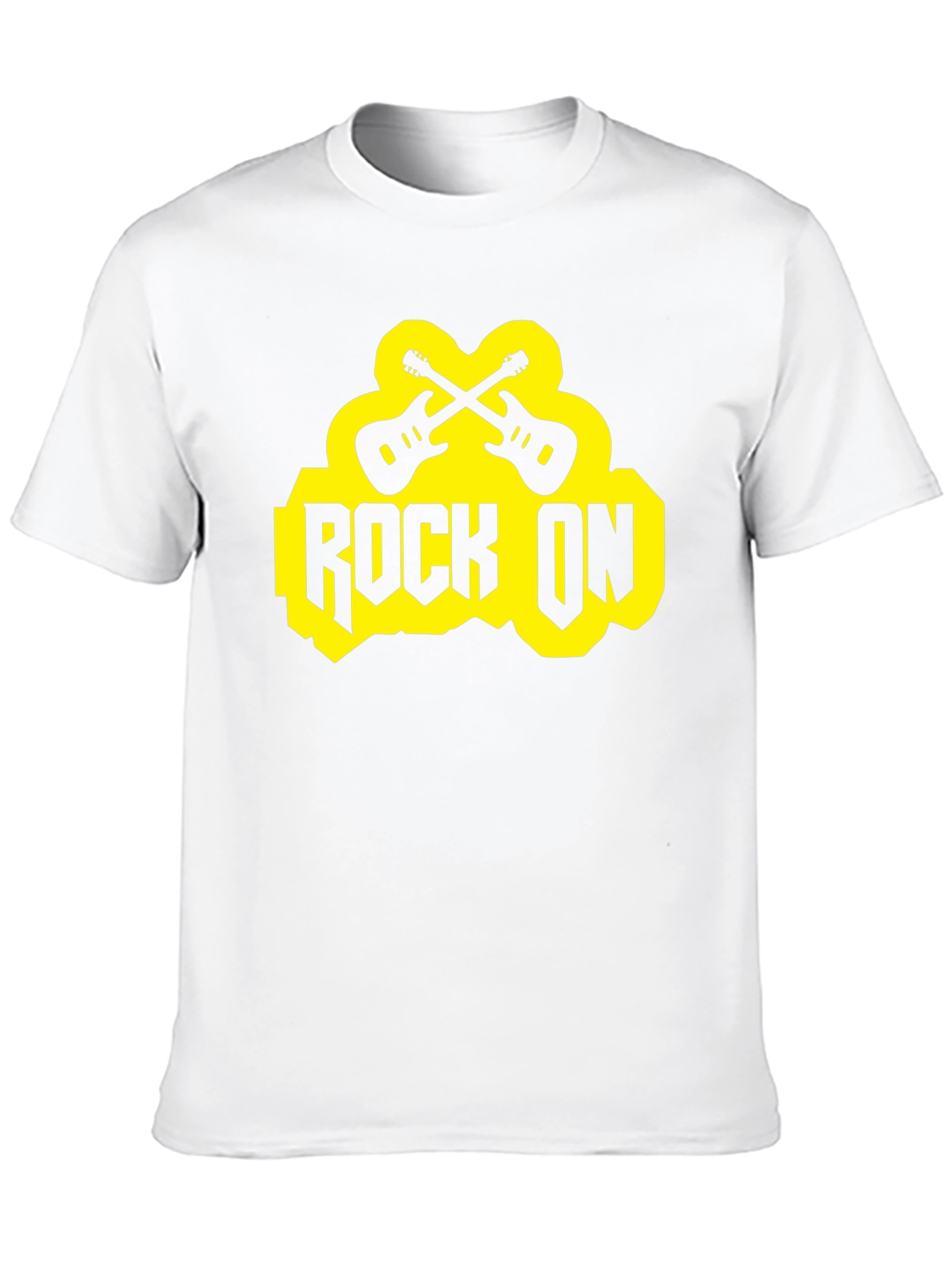 Rock On Guitar T-Shirt - Music Lovers Tee