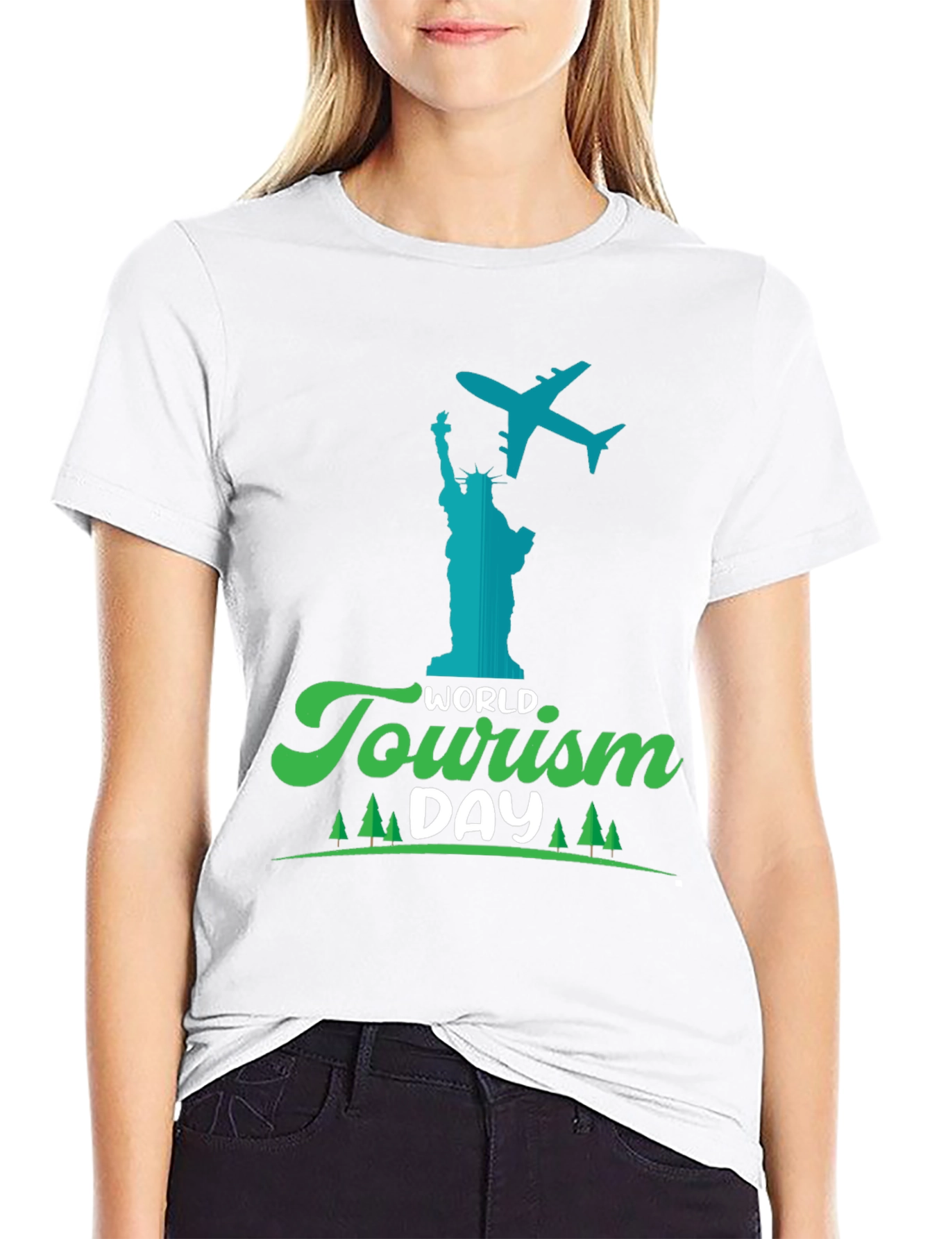 World Tourism Day Black T-Shirt - Travel Tee