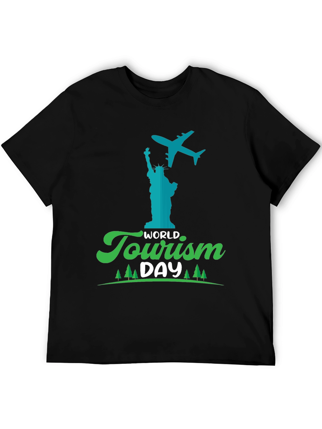 World Tourism Day Black T-Shirt - Travel Tee