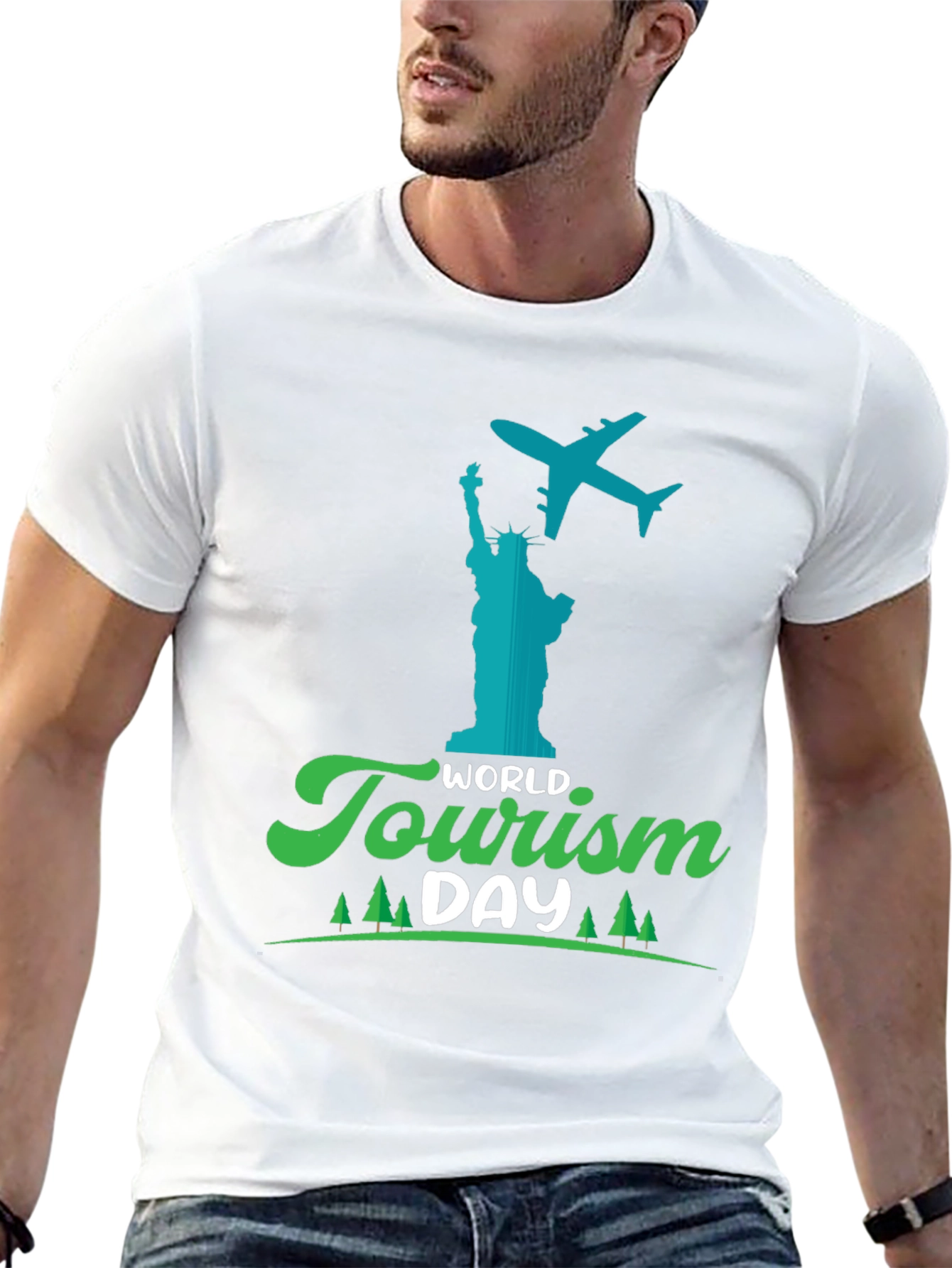 World Tourism Day Black T-Shirt - Travel Tee