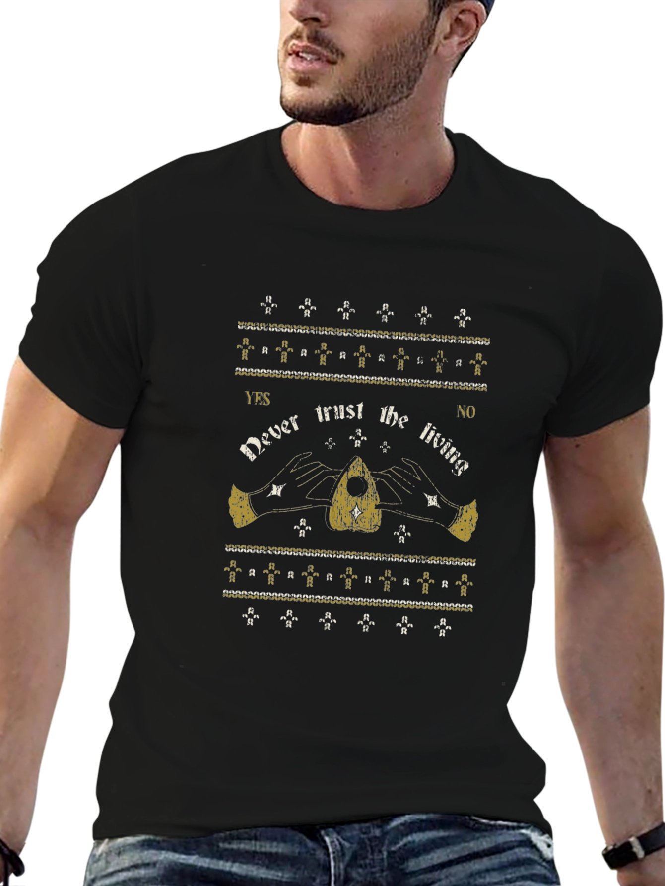 Never Trust the Living Ouija Board T-Shirt