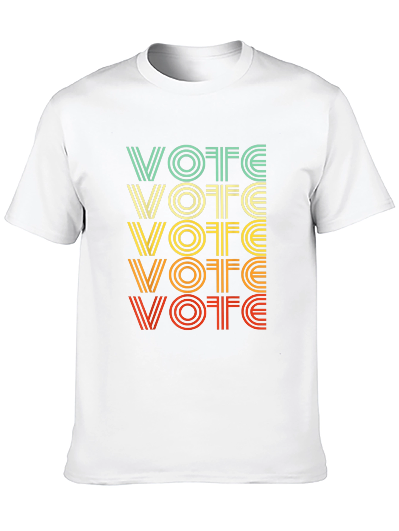 Retro VOTE Graphic Tee - Black Unisex T-Shirt