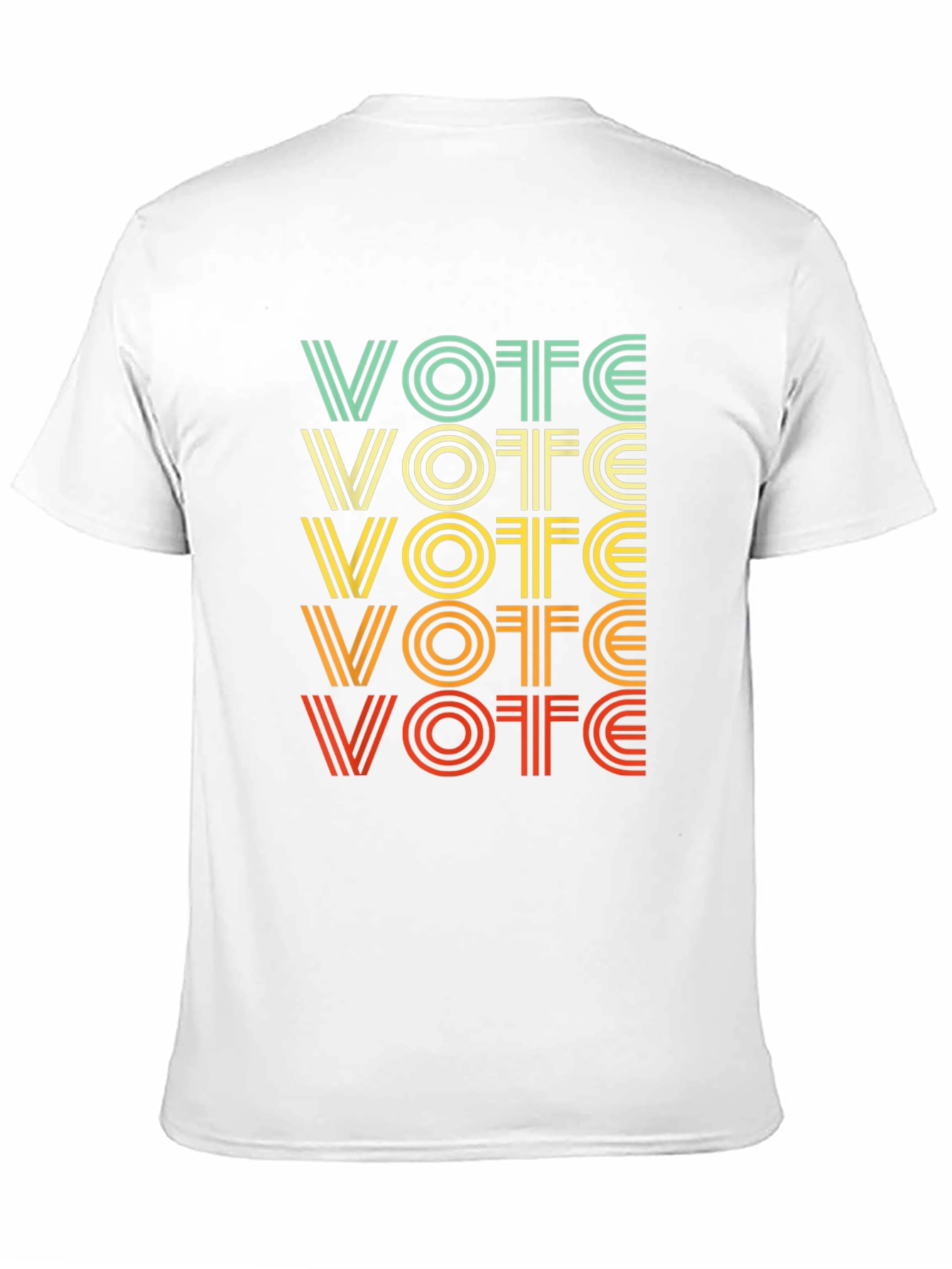 Retro VOTE Graphic Tee - Black Unisex T-Shirt