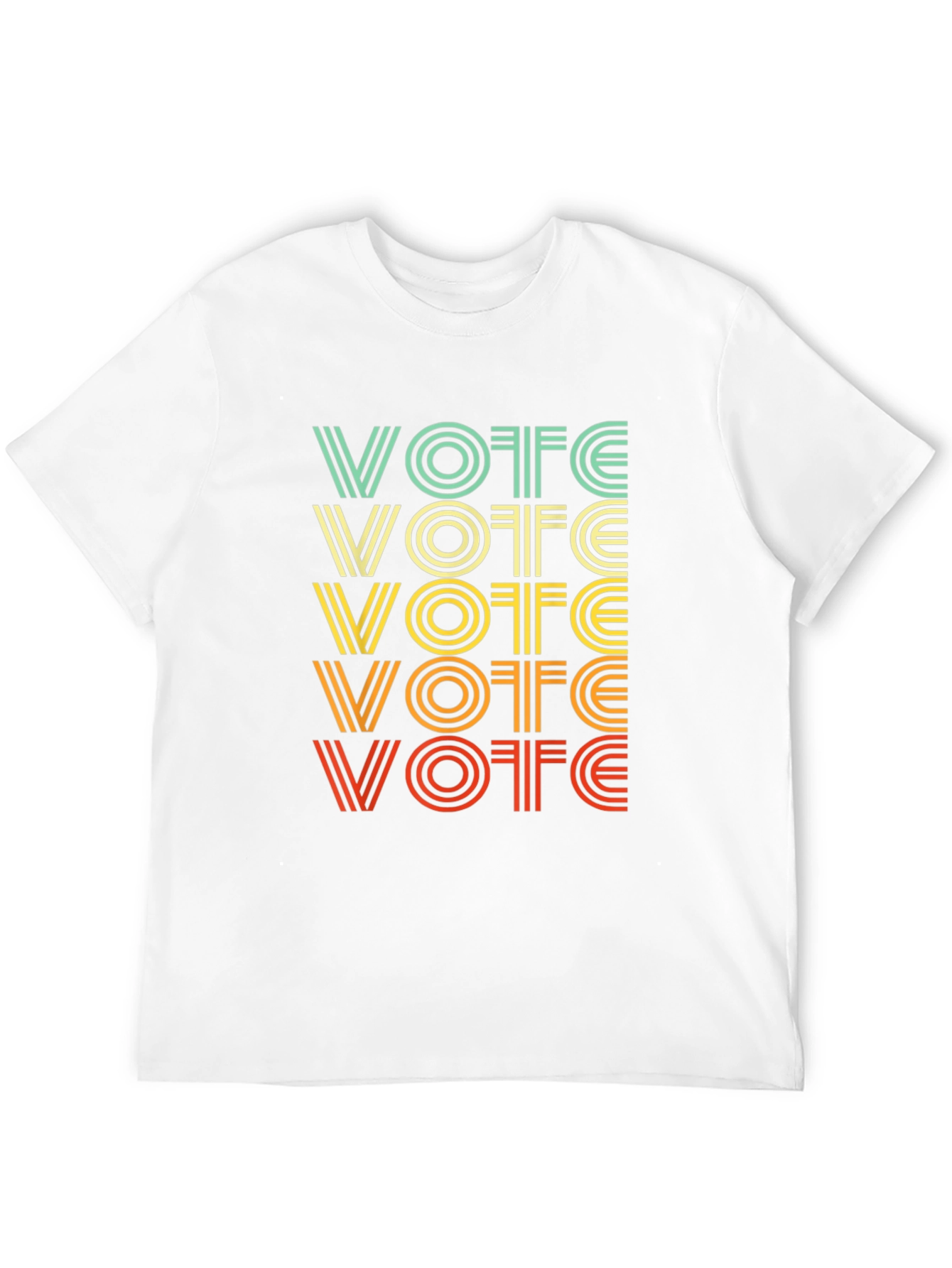 Retro VOTE Graphic Tee - Black Unisex T-Shirt