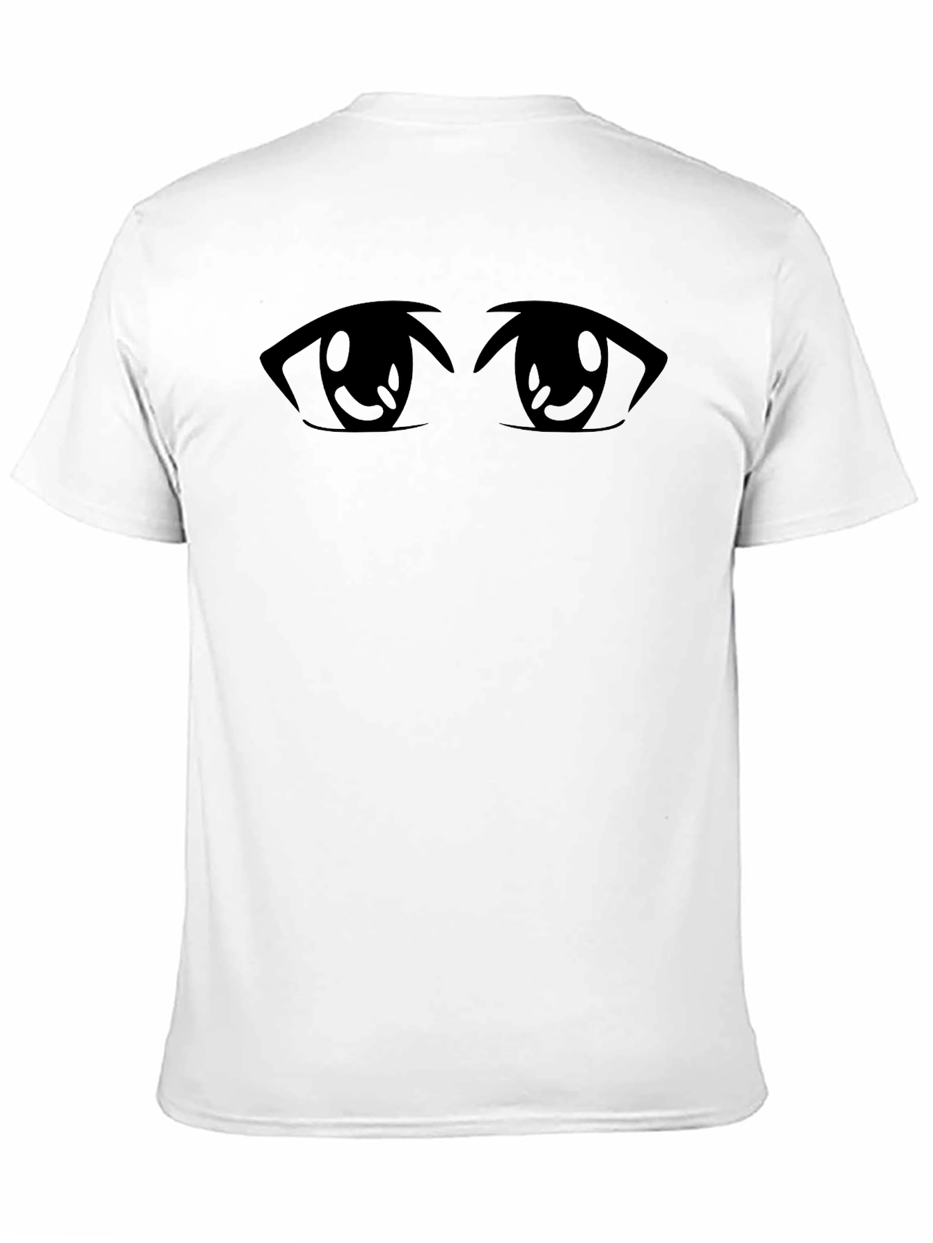 Anime Eyes Black T-Shirt - Express Yourself!