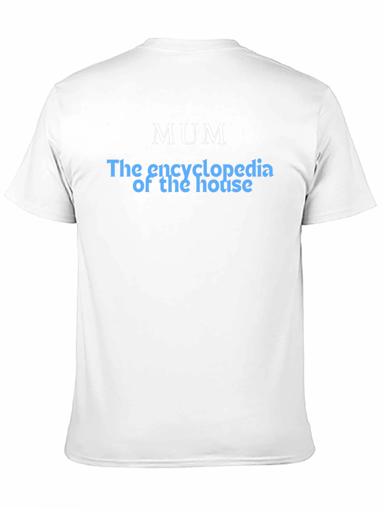 Mum Encyclopedia T-Shirt - Black Cotton Tee
