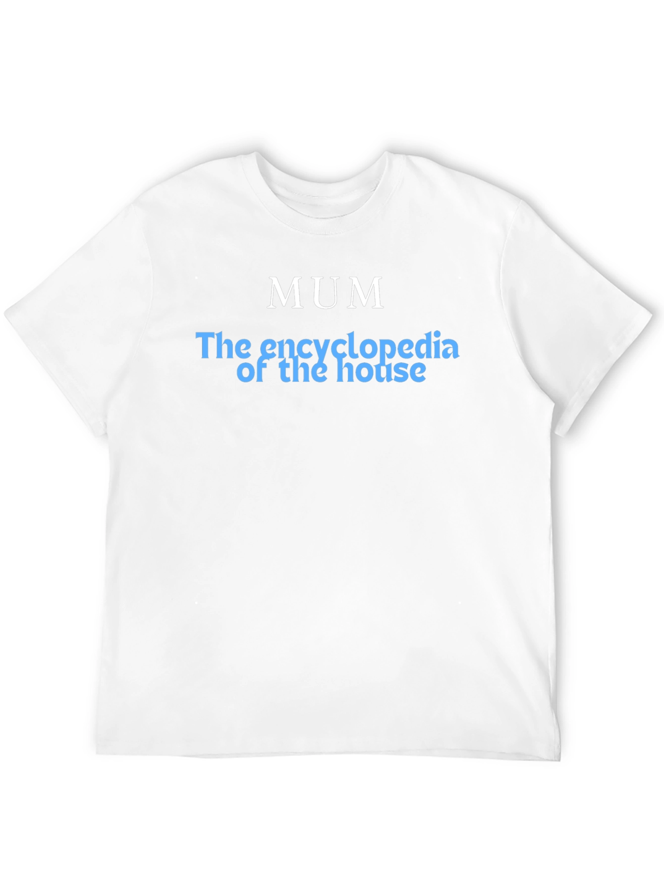 Mum Encyclopedia T-Shirt - Black Cotton Tee