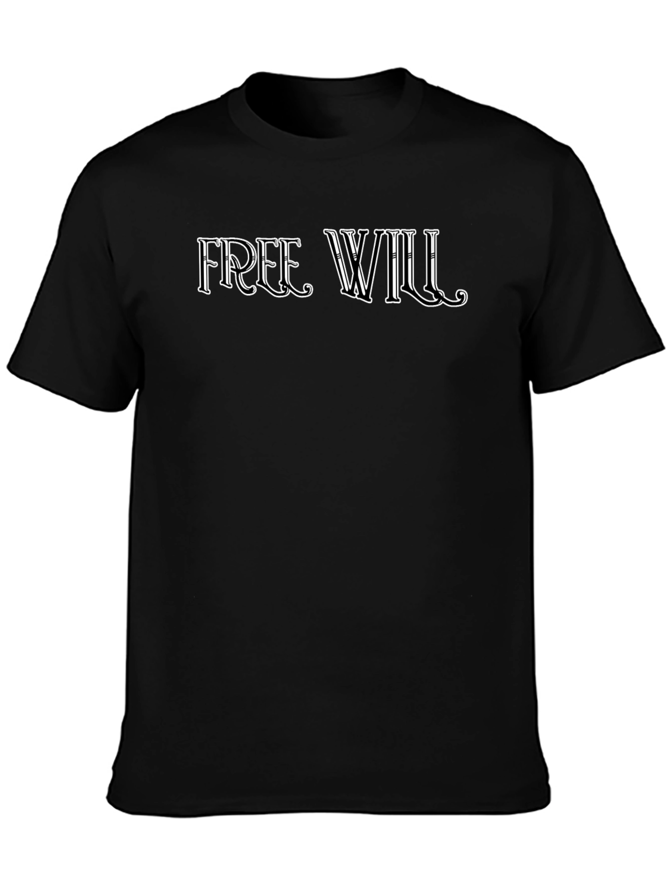 Free Will Black T-Shirt
