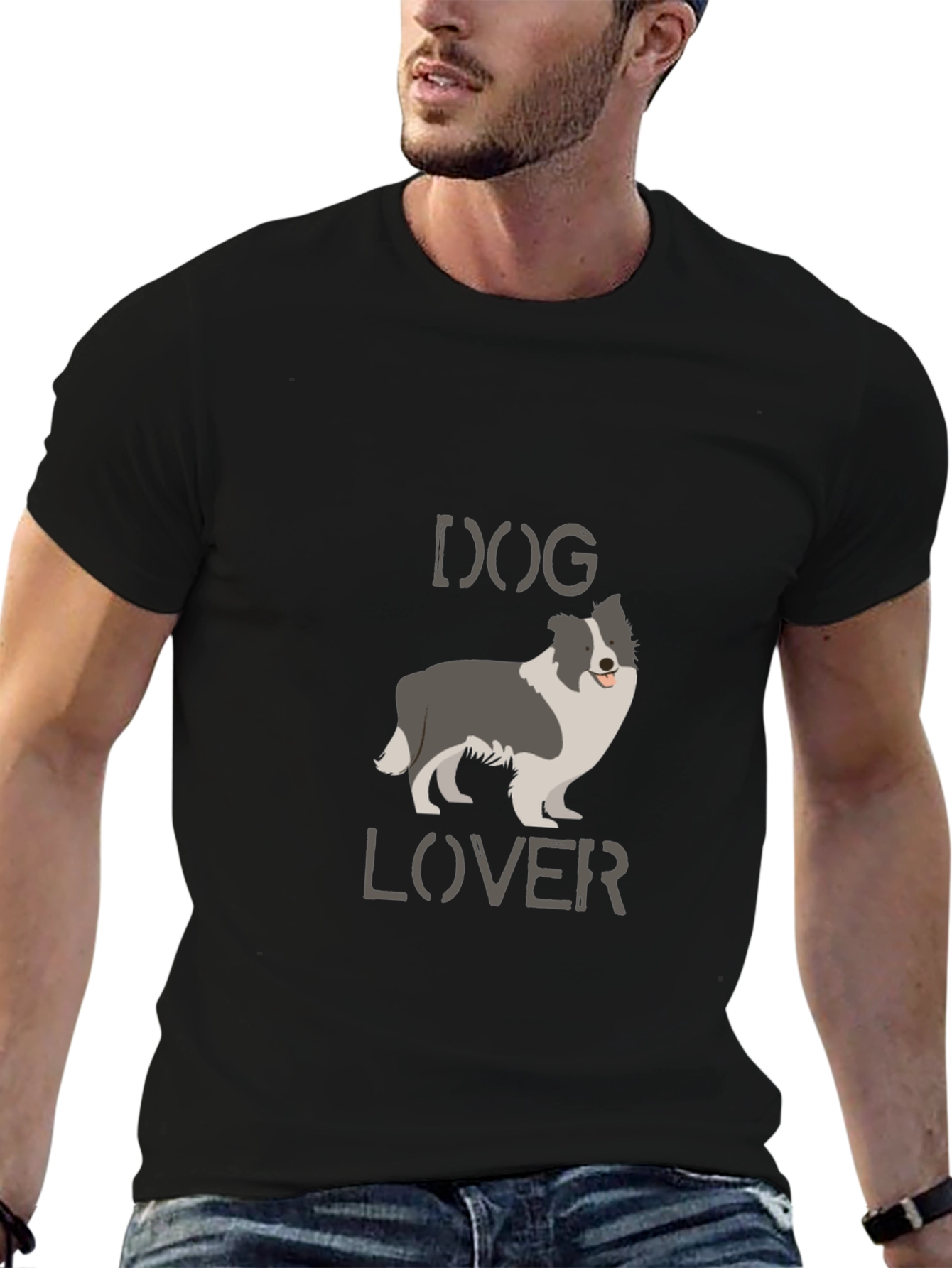 Dog Lover Graphic T-Shirt - Casual Wear