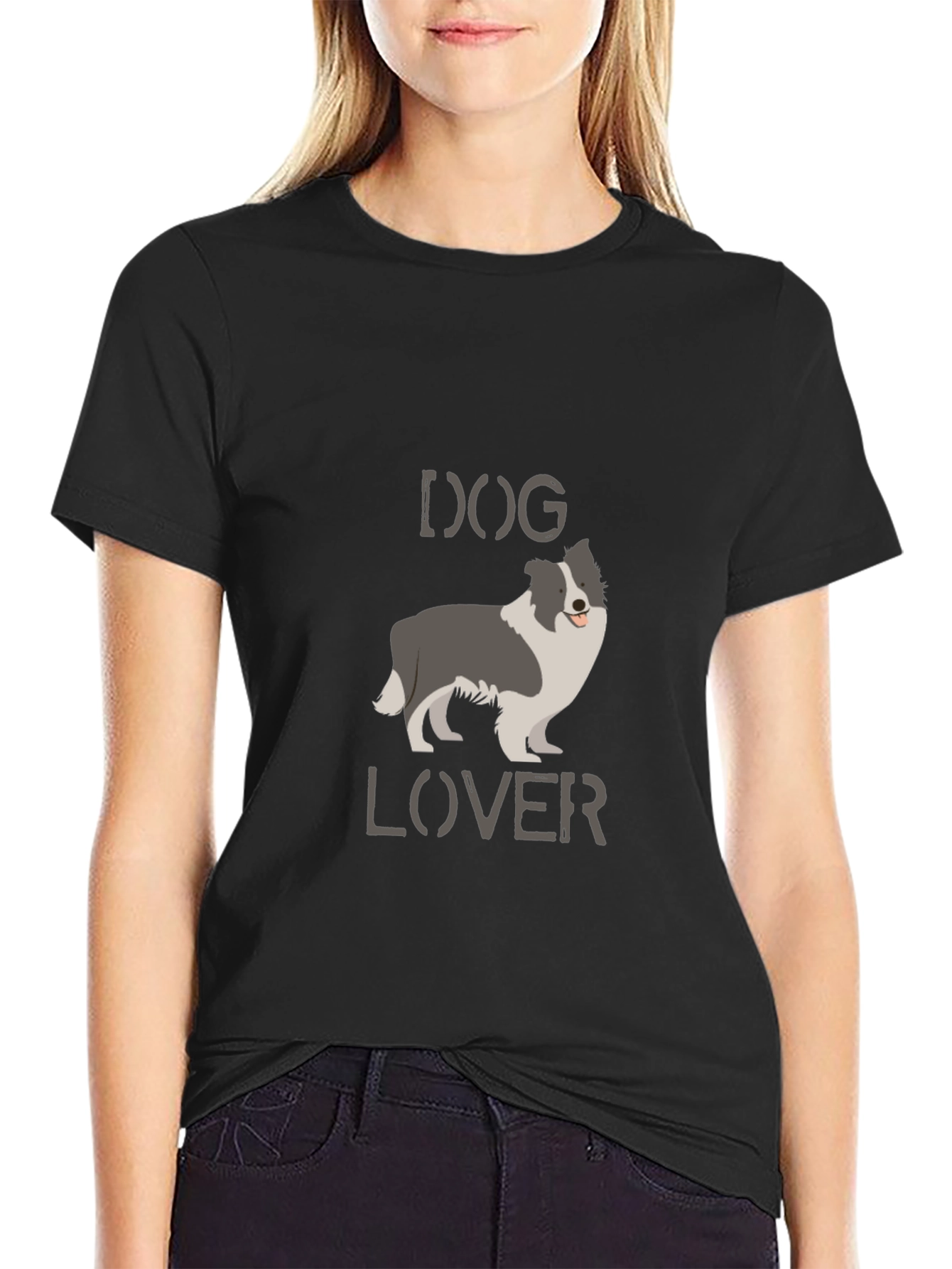 Dog Lover Graphic T-Shirt - Casual Wear