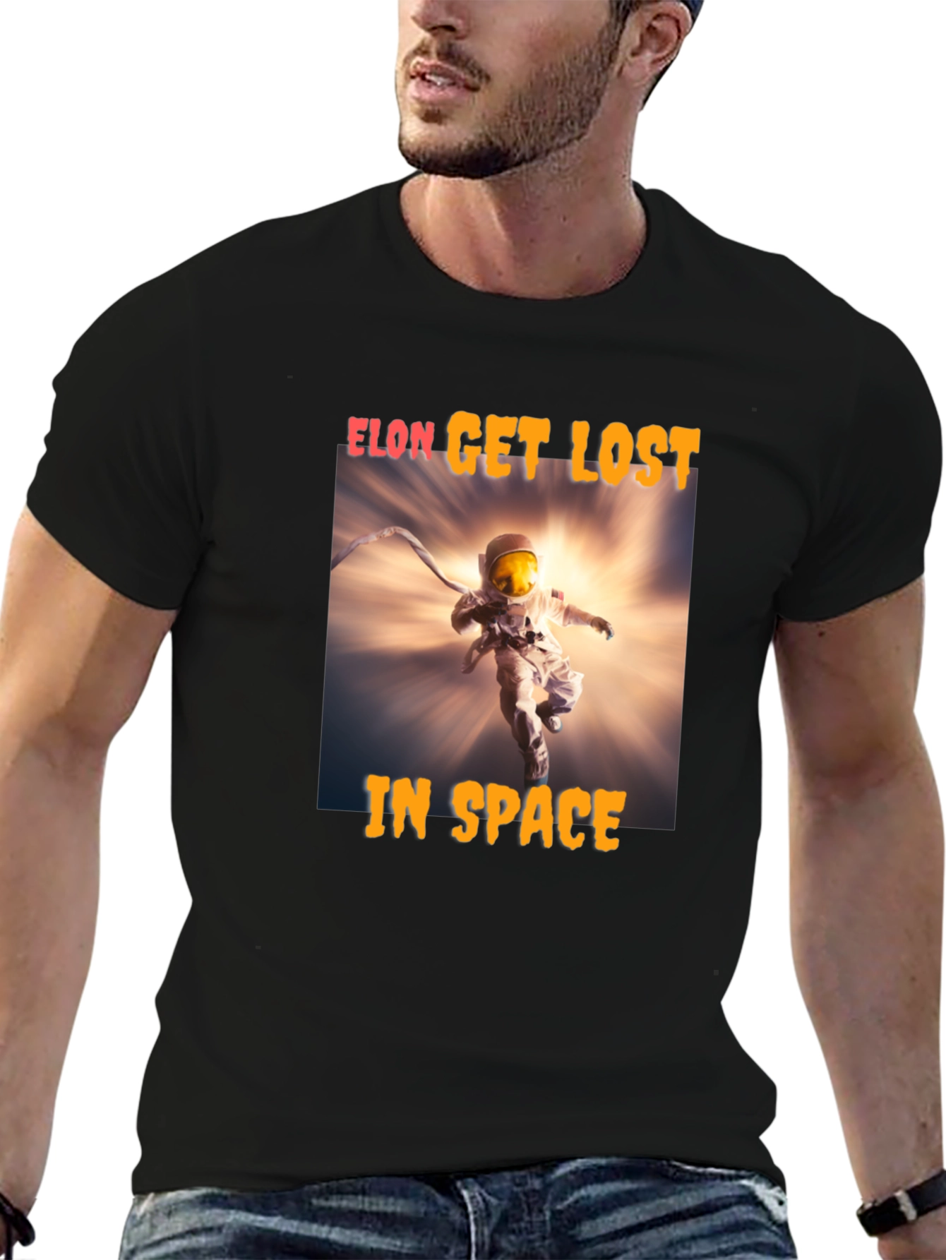 Elon Get Lost in Space Graphic T-Shirt