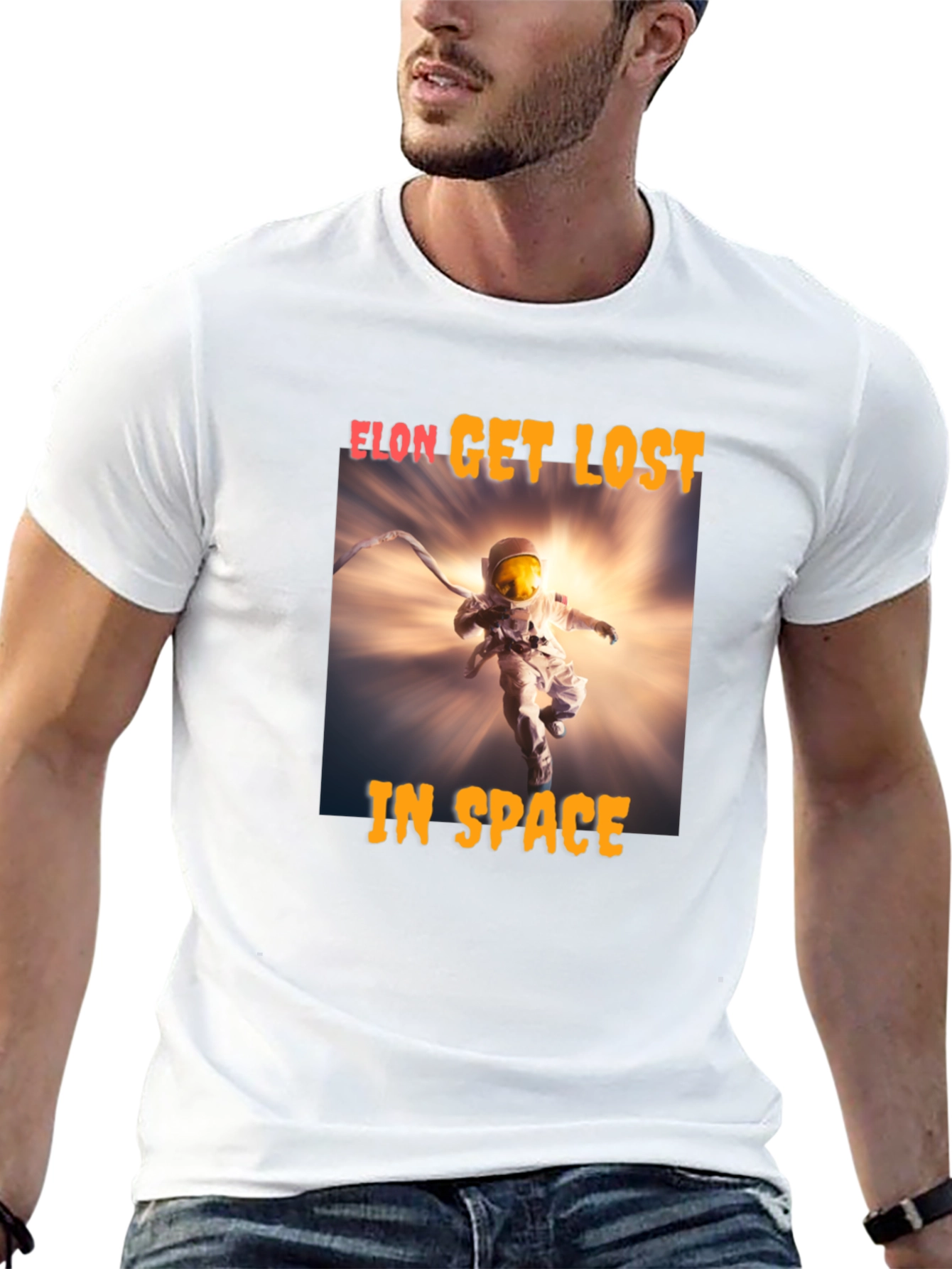 Elon Get Lost in Space Graphic T-Shirt