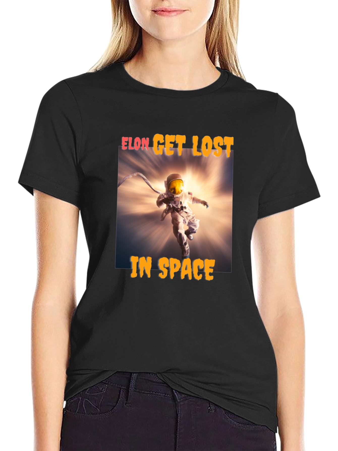 Elon Get Lost in Space Graphic T-Shirt