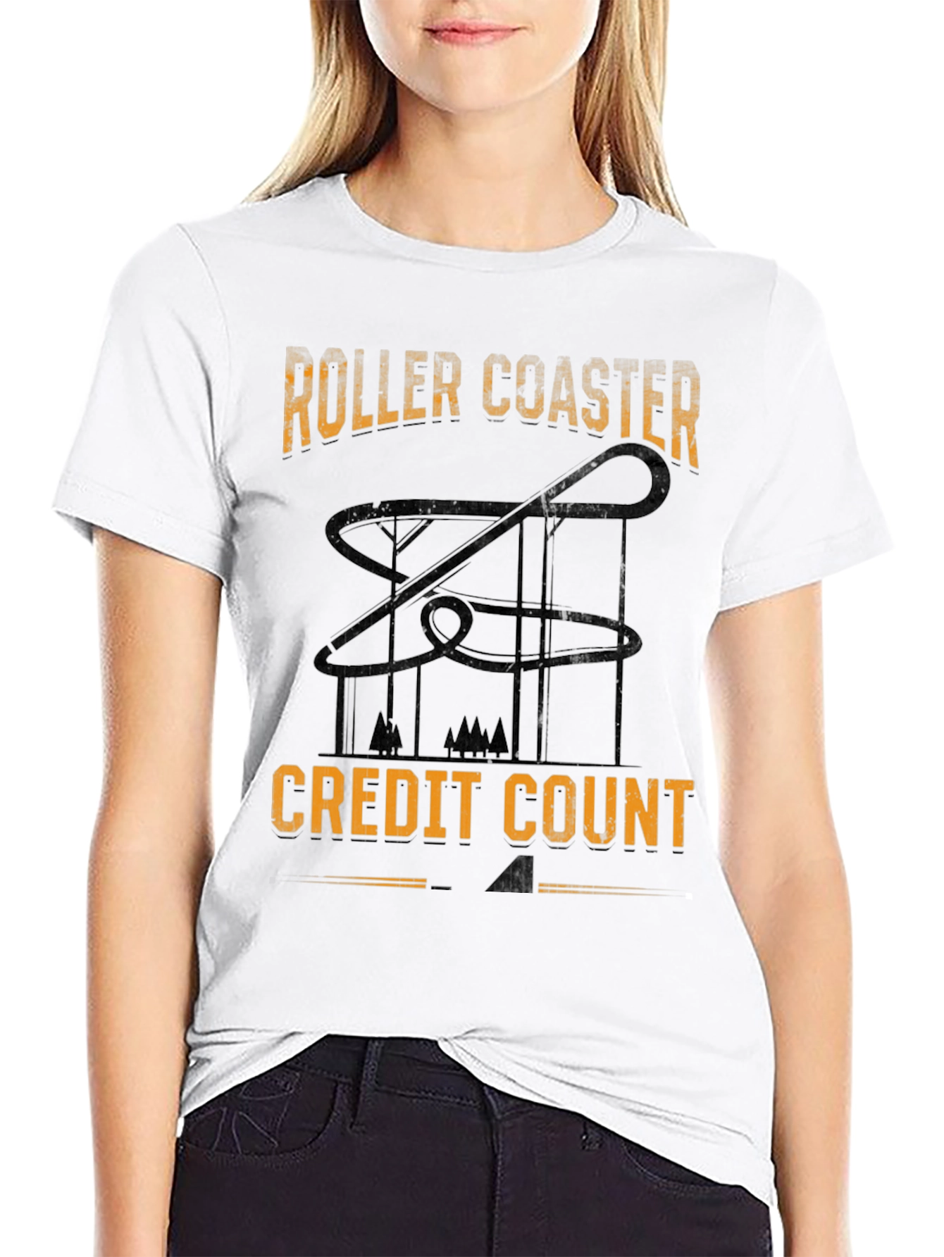 Roller Coaster Credit Count T-Shirt