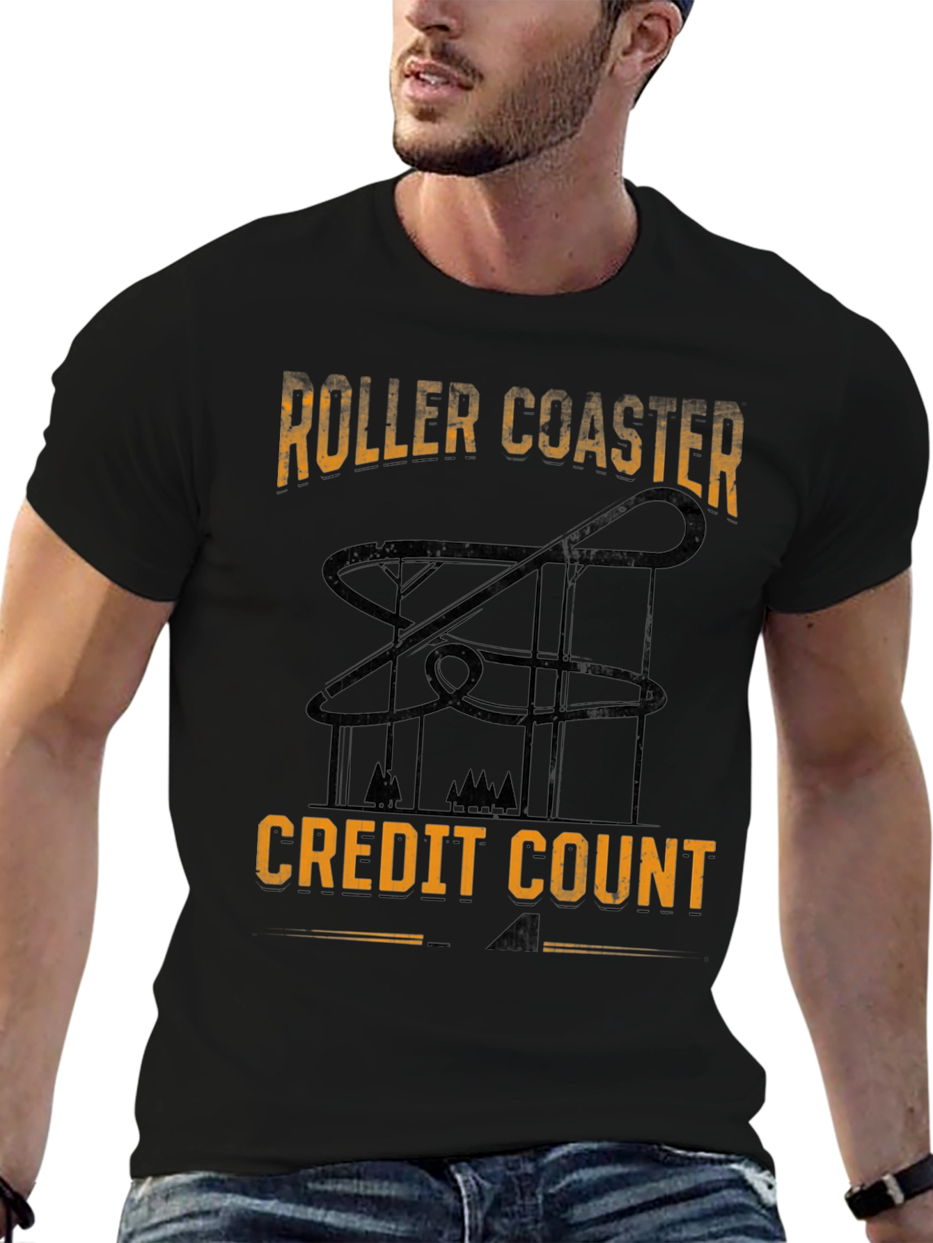 Roller Coaster Credit Count T-Shirt