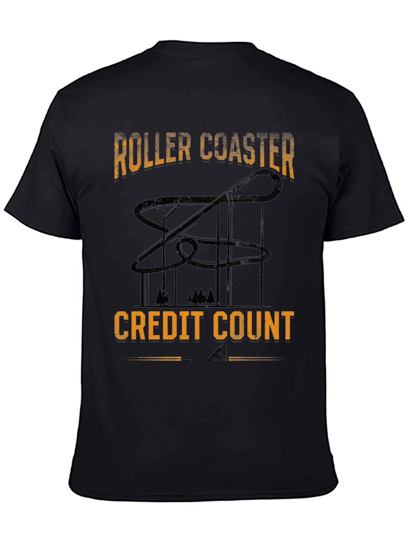 Roller Coaster Credit Count T-Shirt