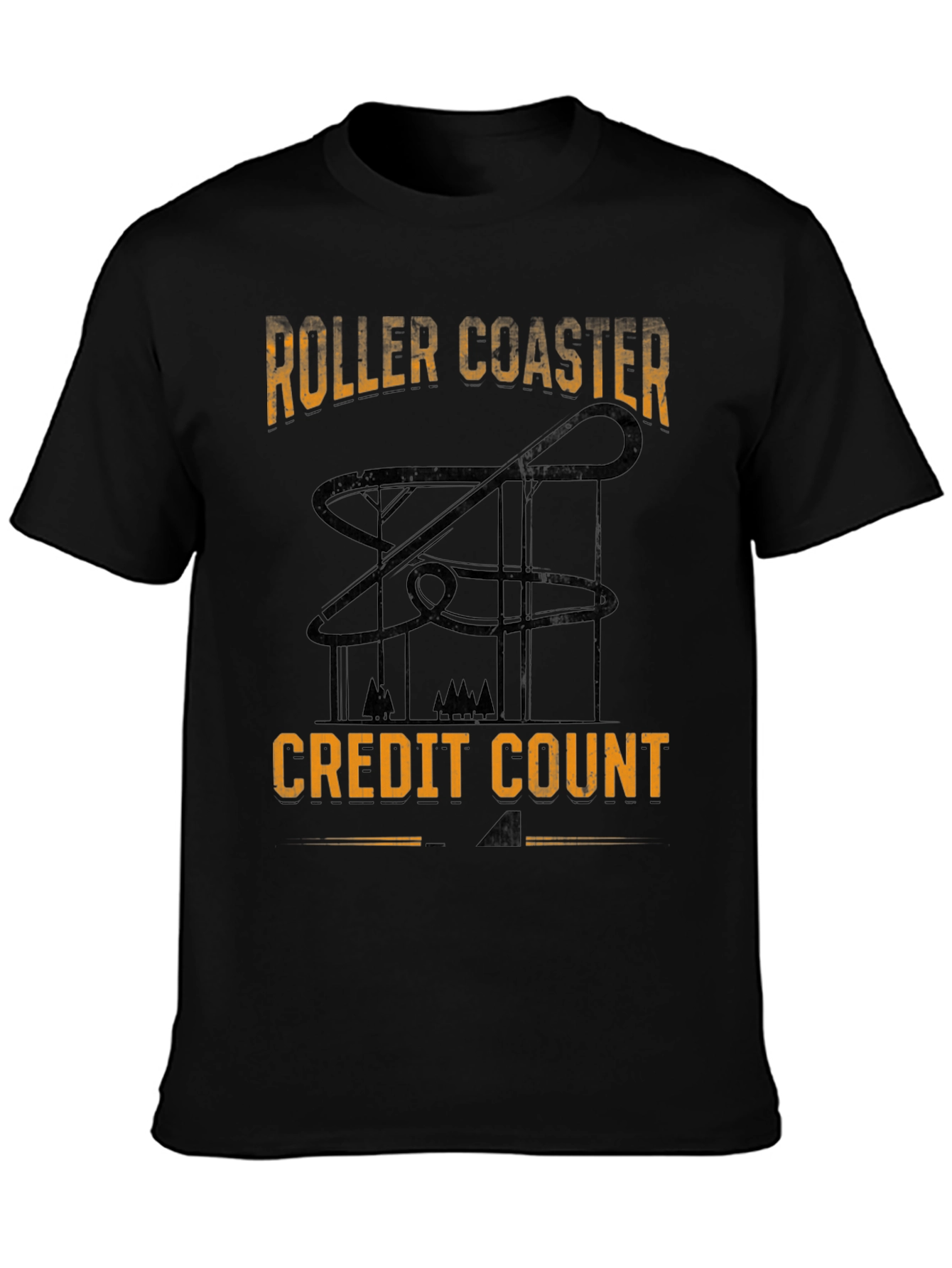 Roller Coaster Credit Count T-Shirt