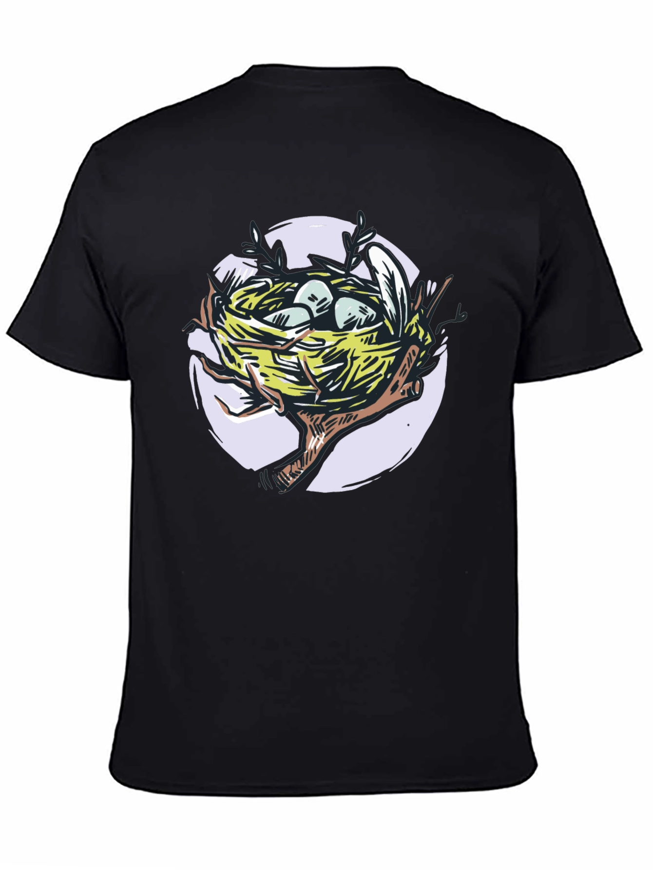 Bird Nest T-Shirt - Artistic Graphic Tee