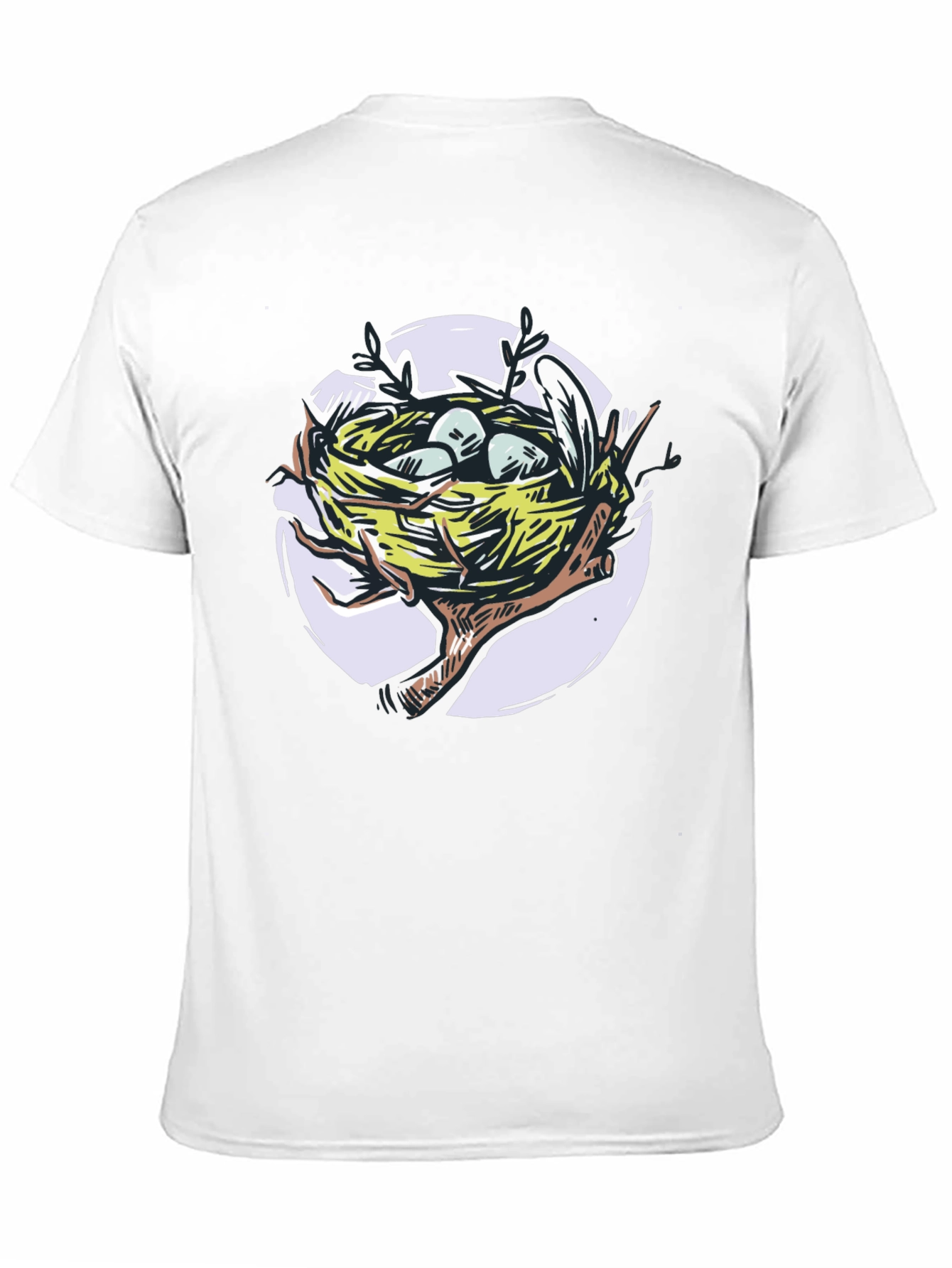 Bird Nest T-Shirt - Artistic Graphic Tee