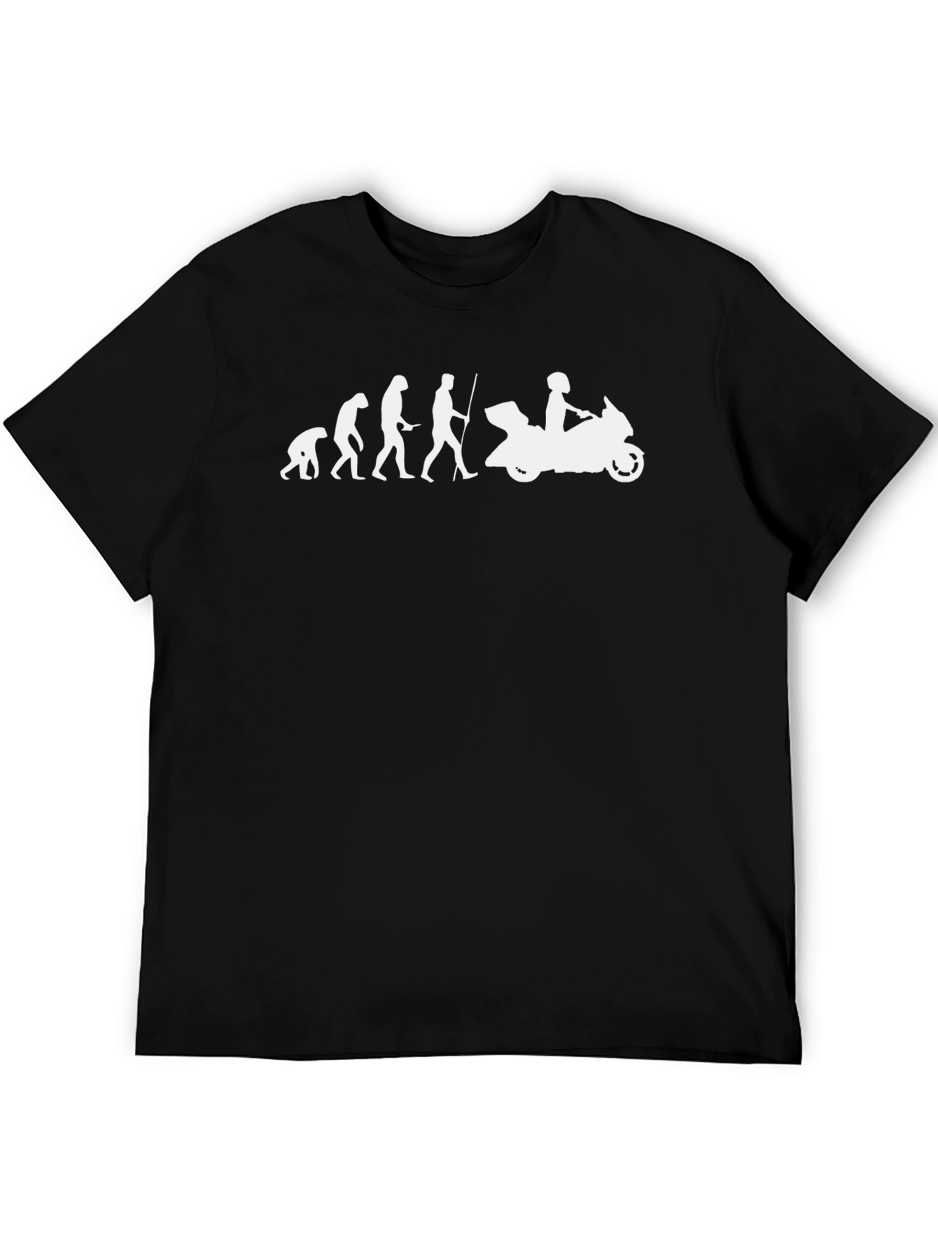 Evolution of Motorcycling T-Shirt - Black