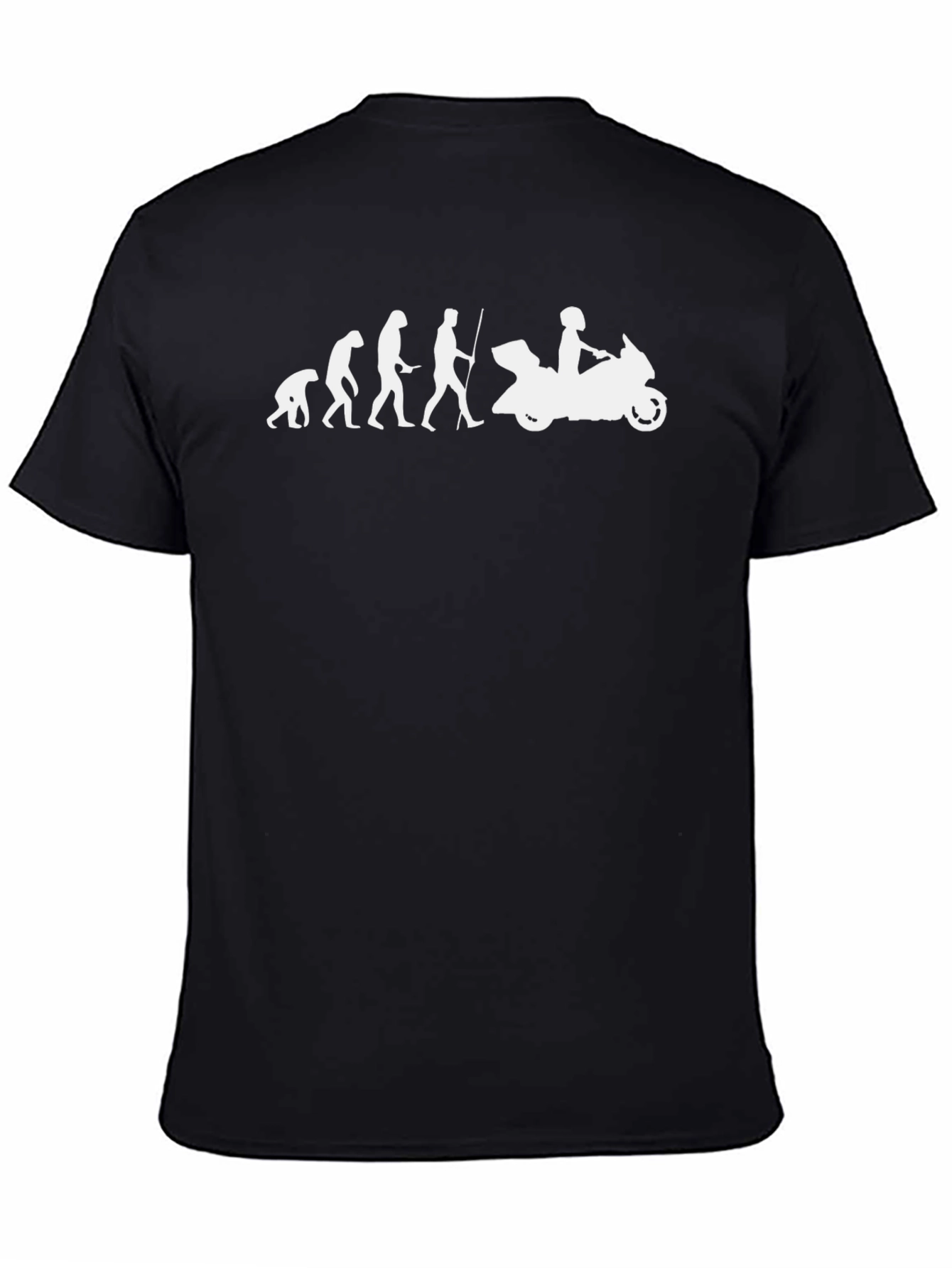 Evolution of Motorcycling T-Shirt - Black