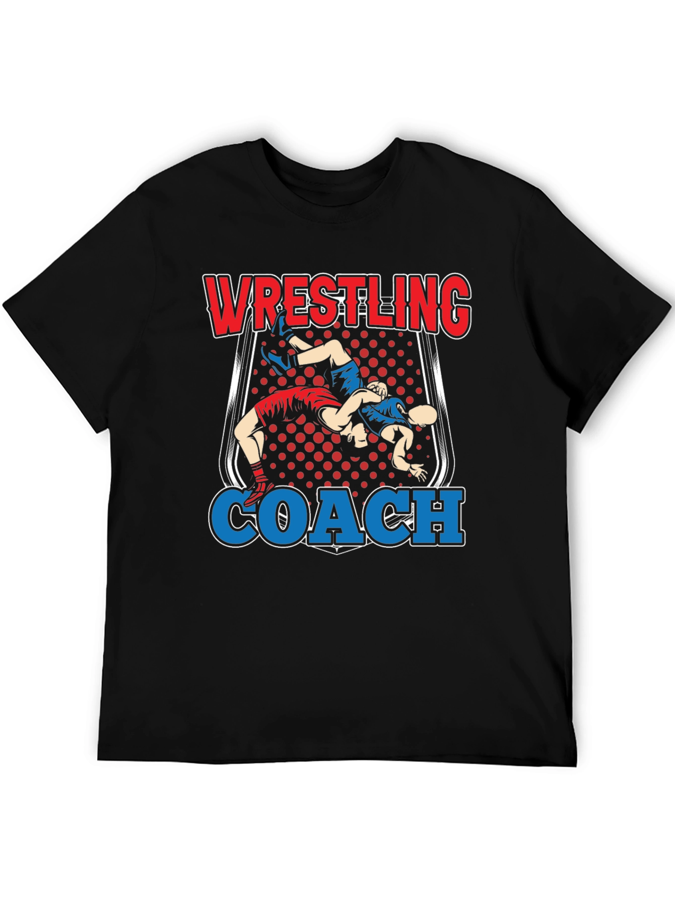 Wrestling Coach Graphic T-Shirt
