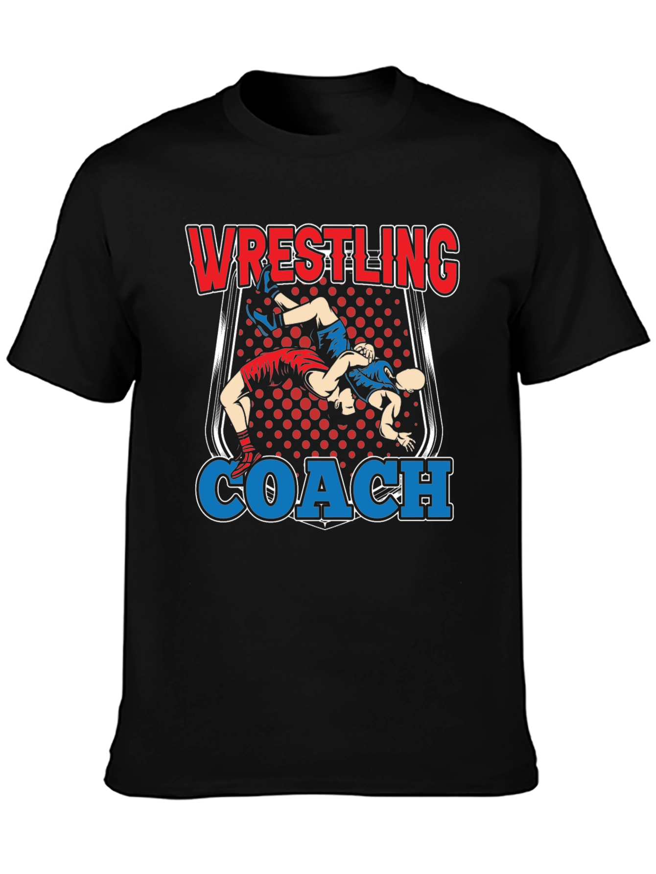 Wrestling Coach Graphic T-Shirt