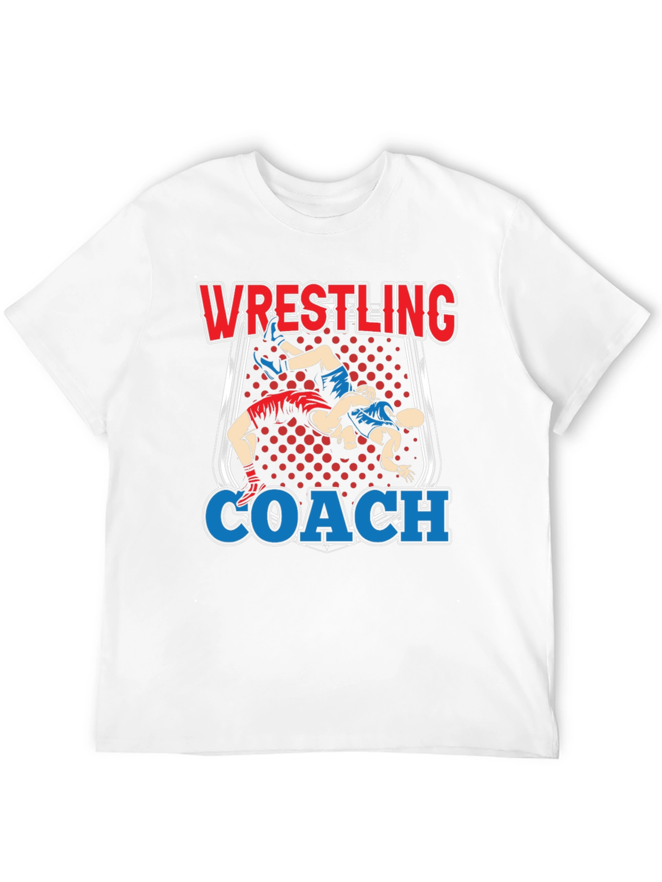 Wrestling Coach Graphic T-Shirt