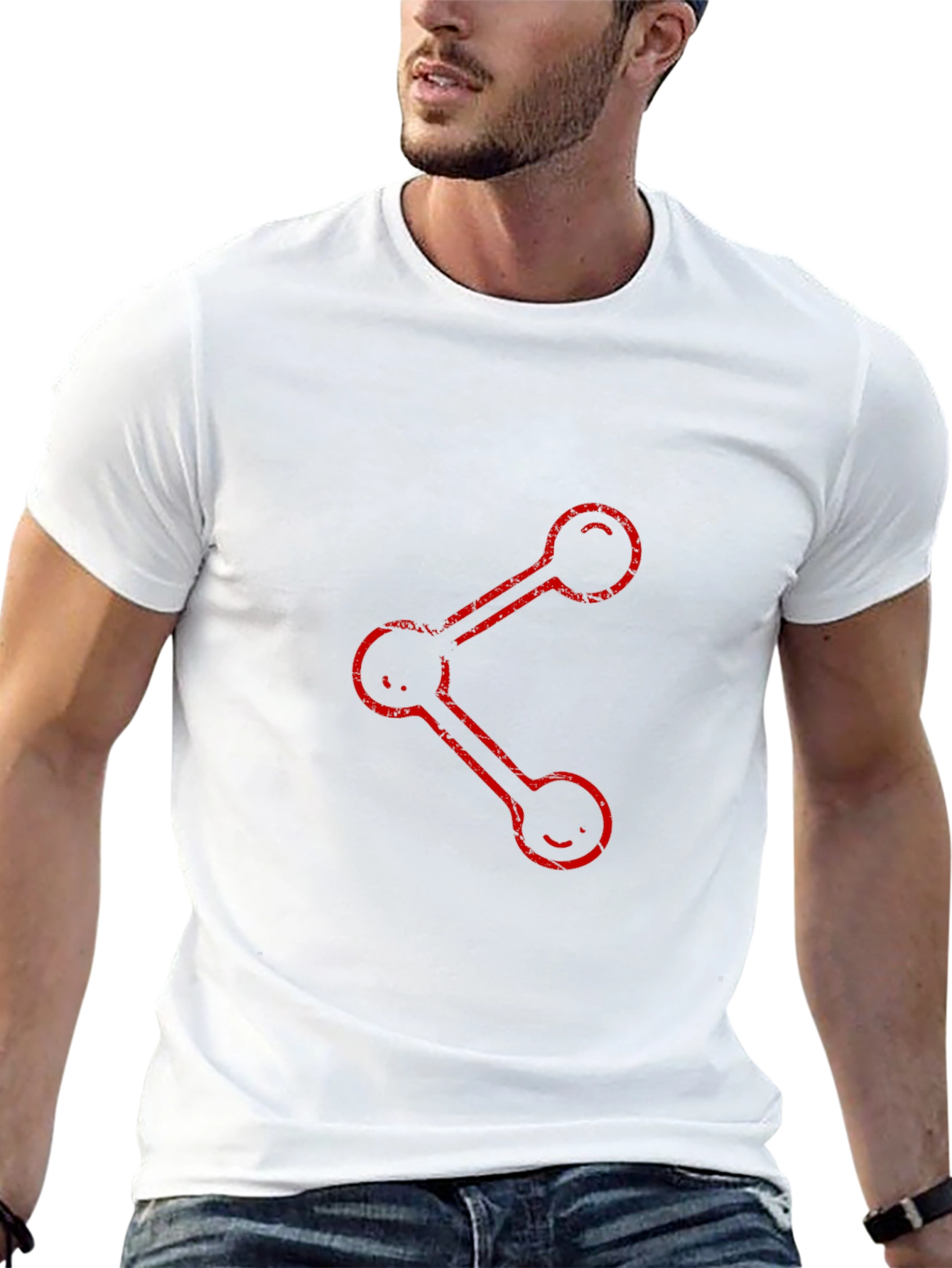 Share Graphic Black T-Shirt - Casual Style