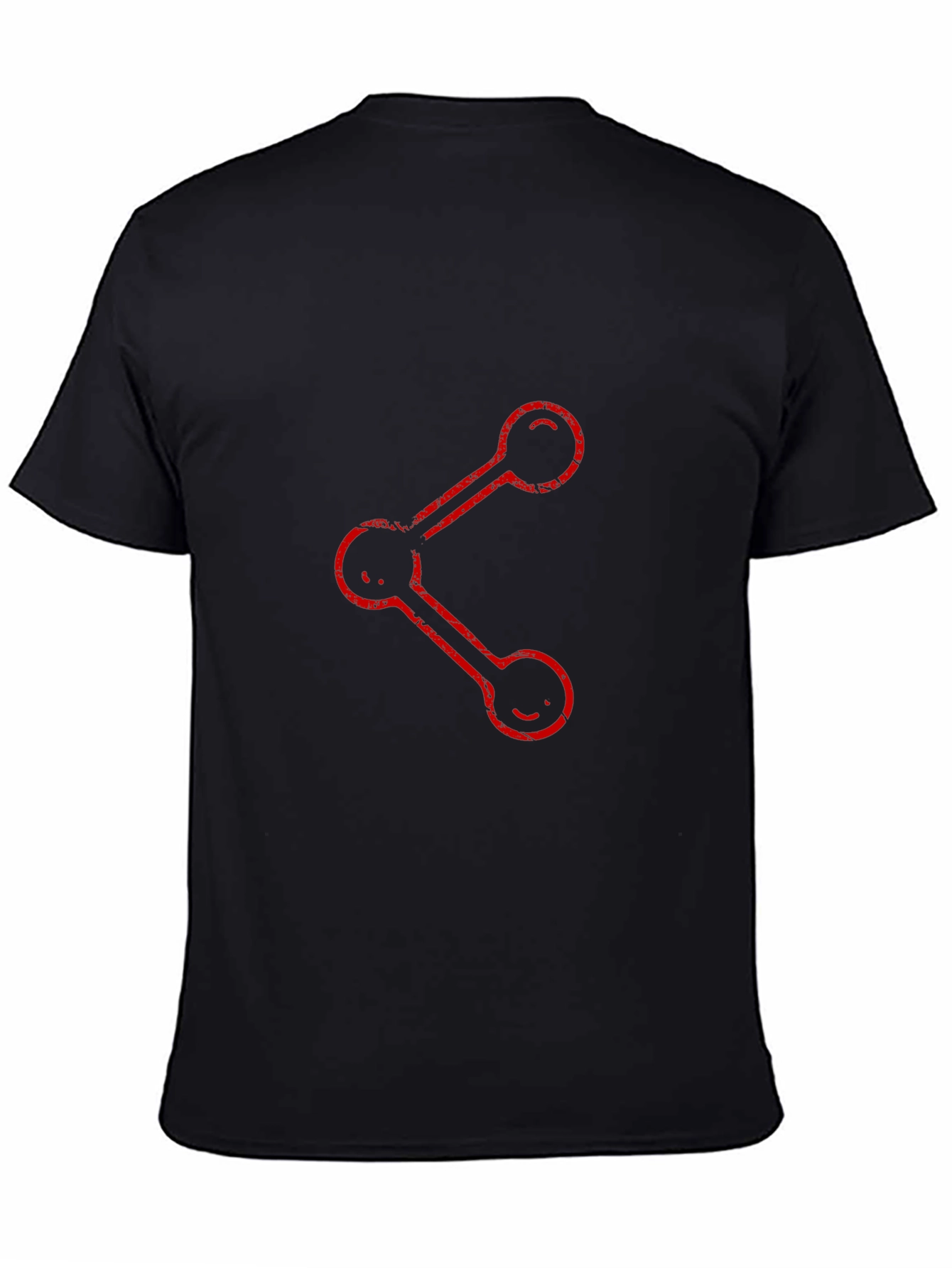 Share Graphic Black T-Shirt - Casual Style