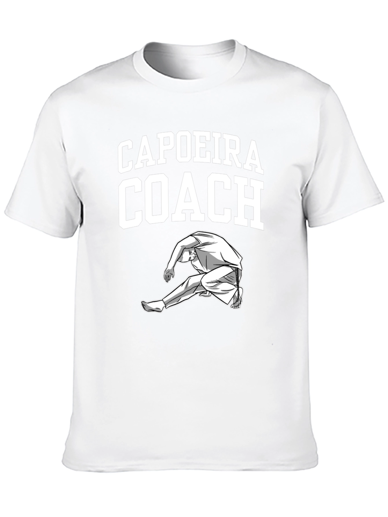 Capoeira Coach T-Shirt Black Cotton