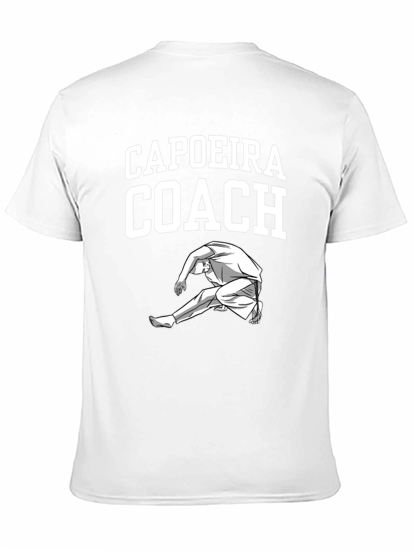 Capoeira Coach T-Shirt Black Cotton