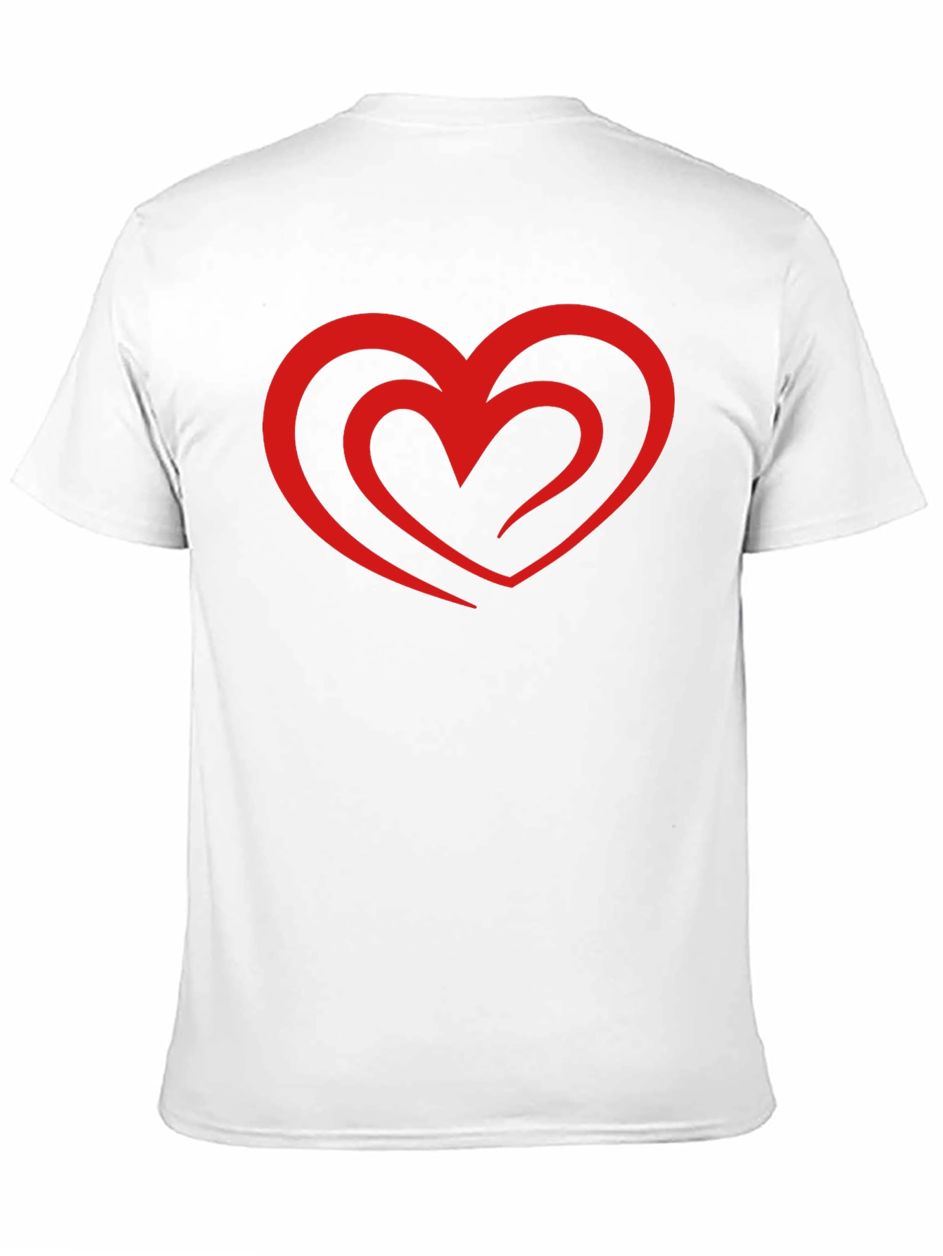 Heart Graphic Black T-Shirt - Stylish Casual Tee