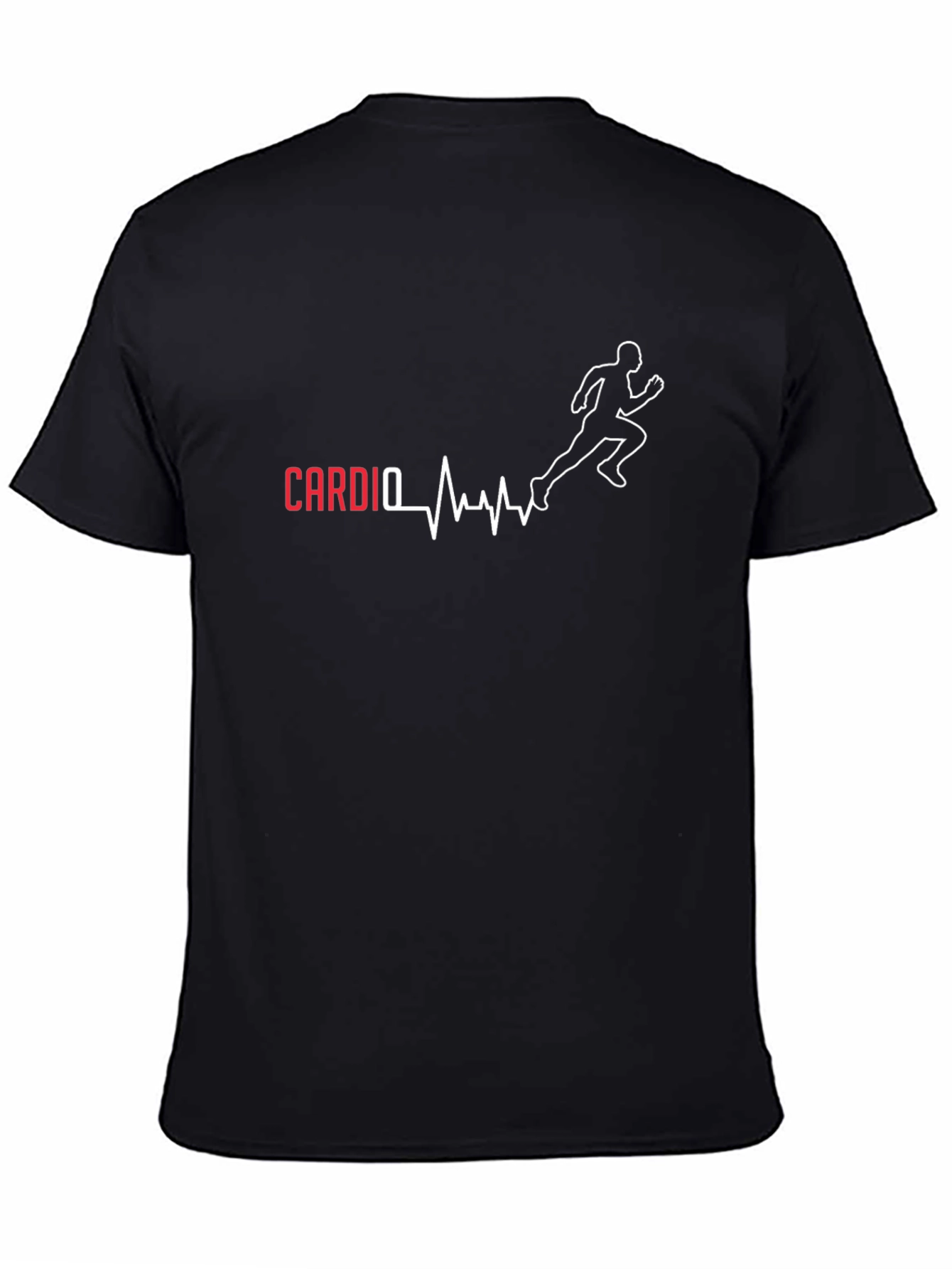 Cardio Runner Black Graphic Tee