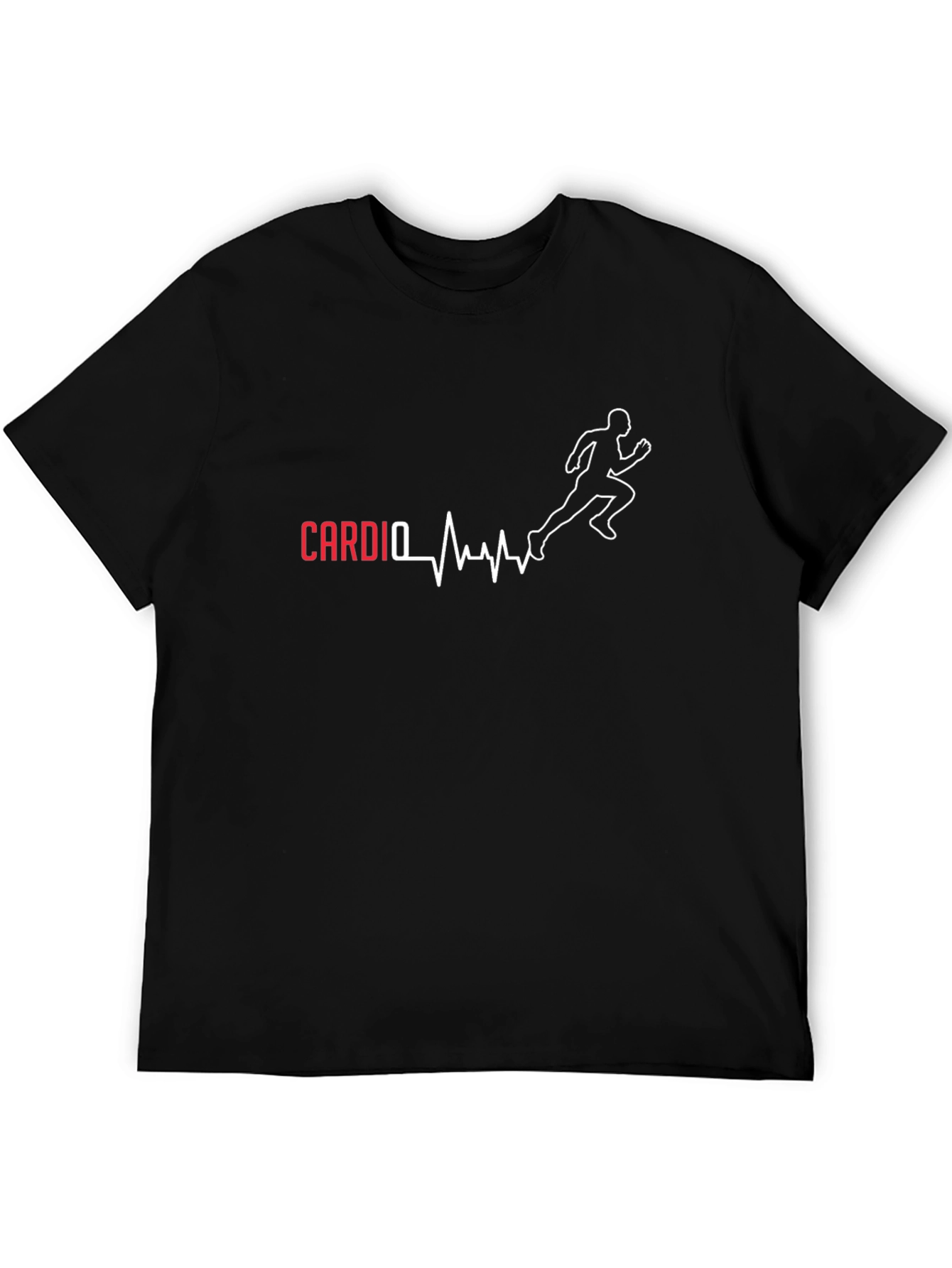 Cardio Runner Black Graphic Tee