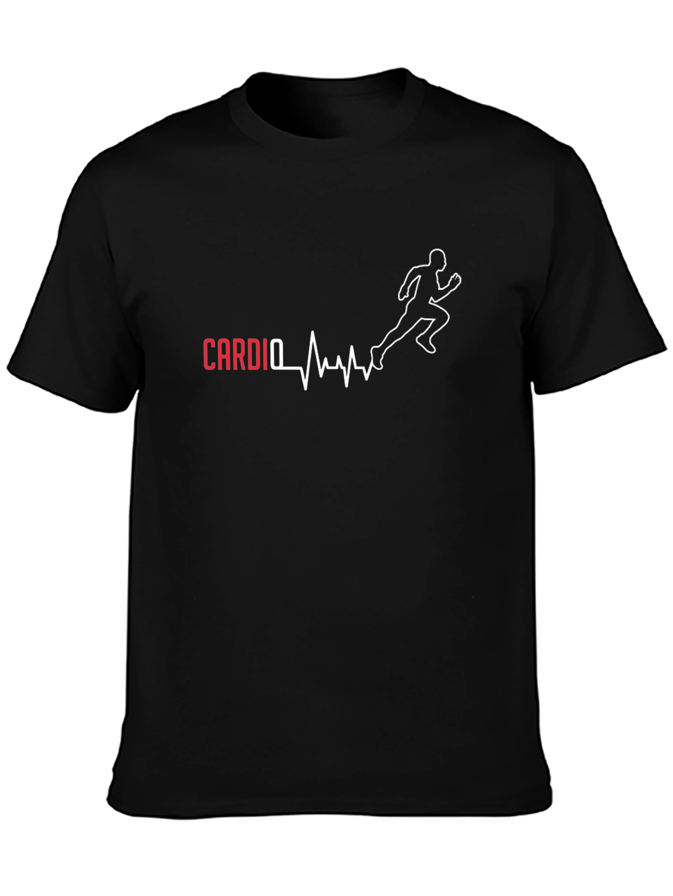 Cardio Runner Black Graphic Tee