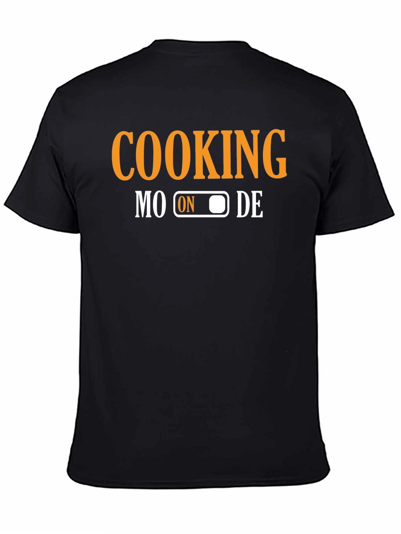 Cooking Mode On Black T-Shirt