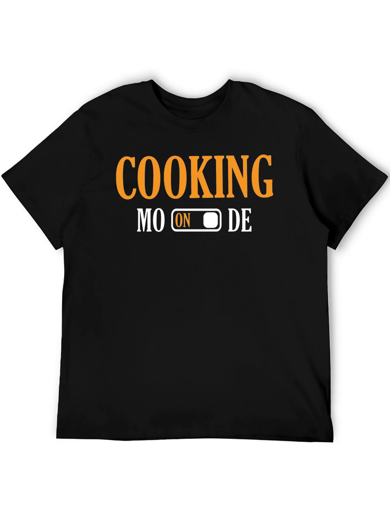 Cooking Mode On Black T-Shirt