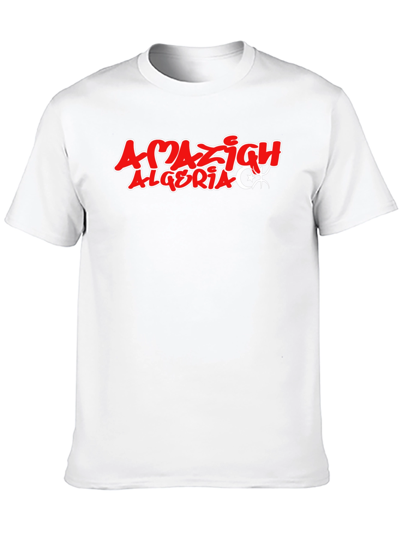 Amazigh Algeria Graphic Tee - Stylish Black T-Shirt