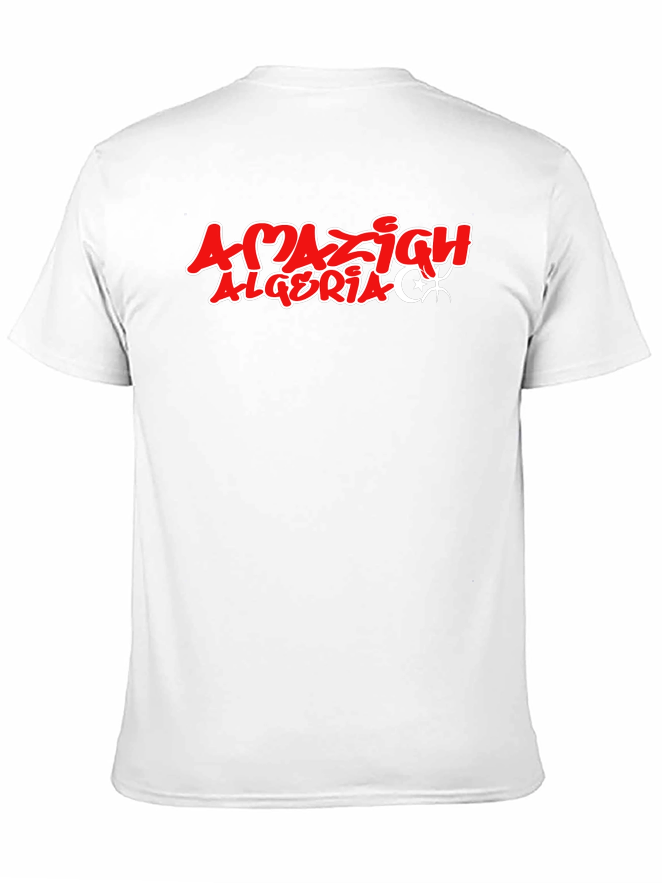 Amazigh Algeria Graphic Tee - Stylish Black T-Shirt