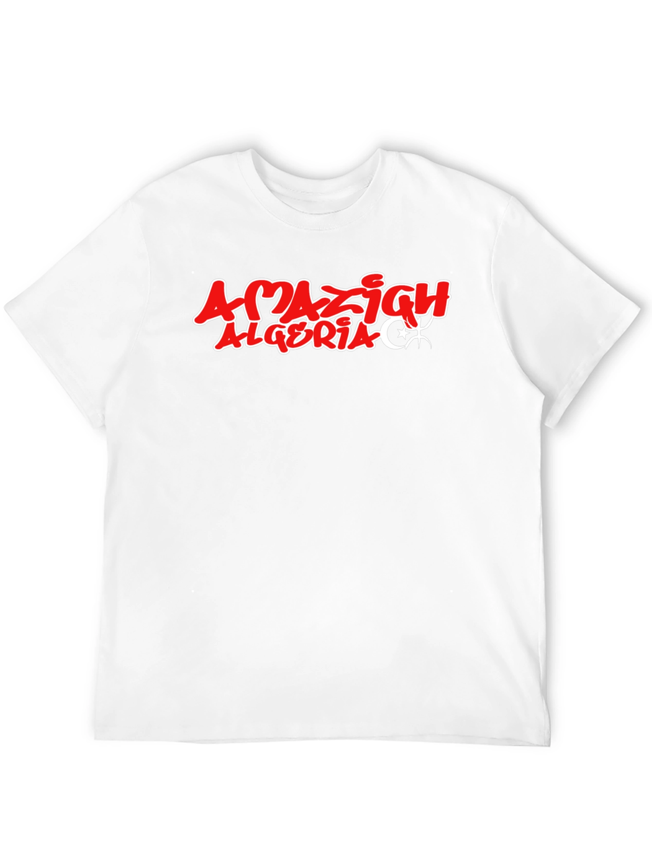 Amazigh Algeria Graphic Tee - Stylish Black T-Shirt