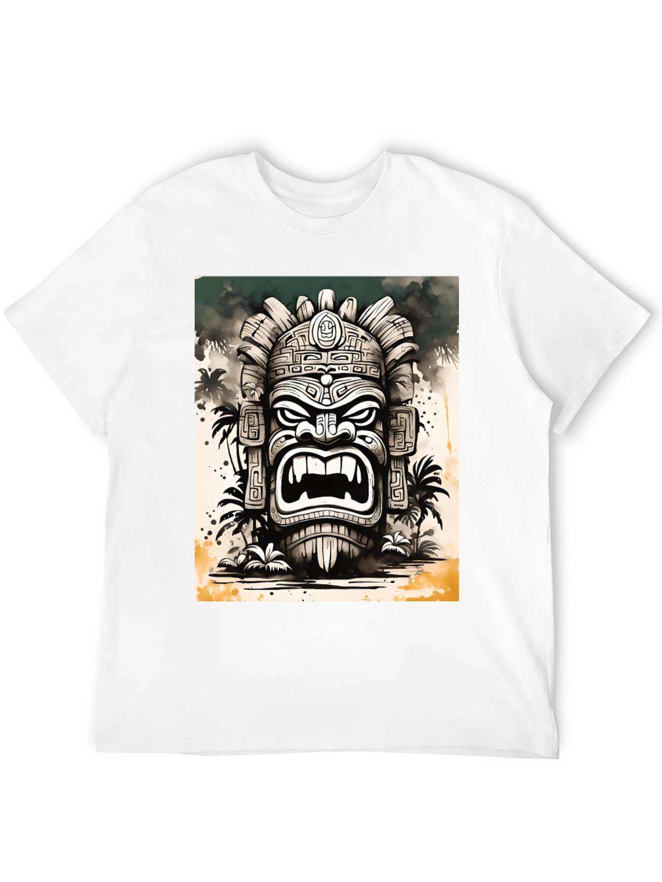 Tiki God Graphic Tee - Island Style