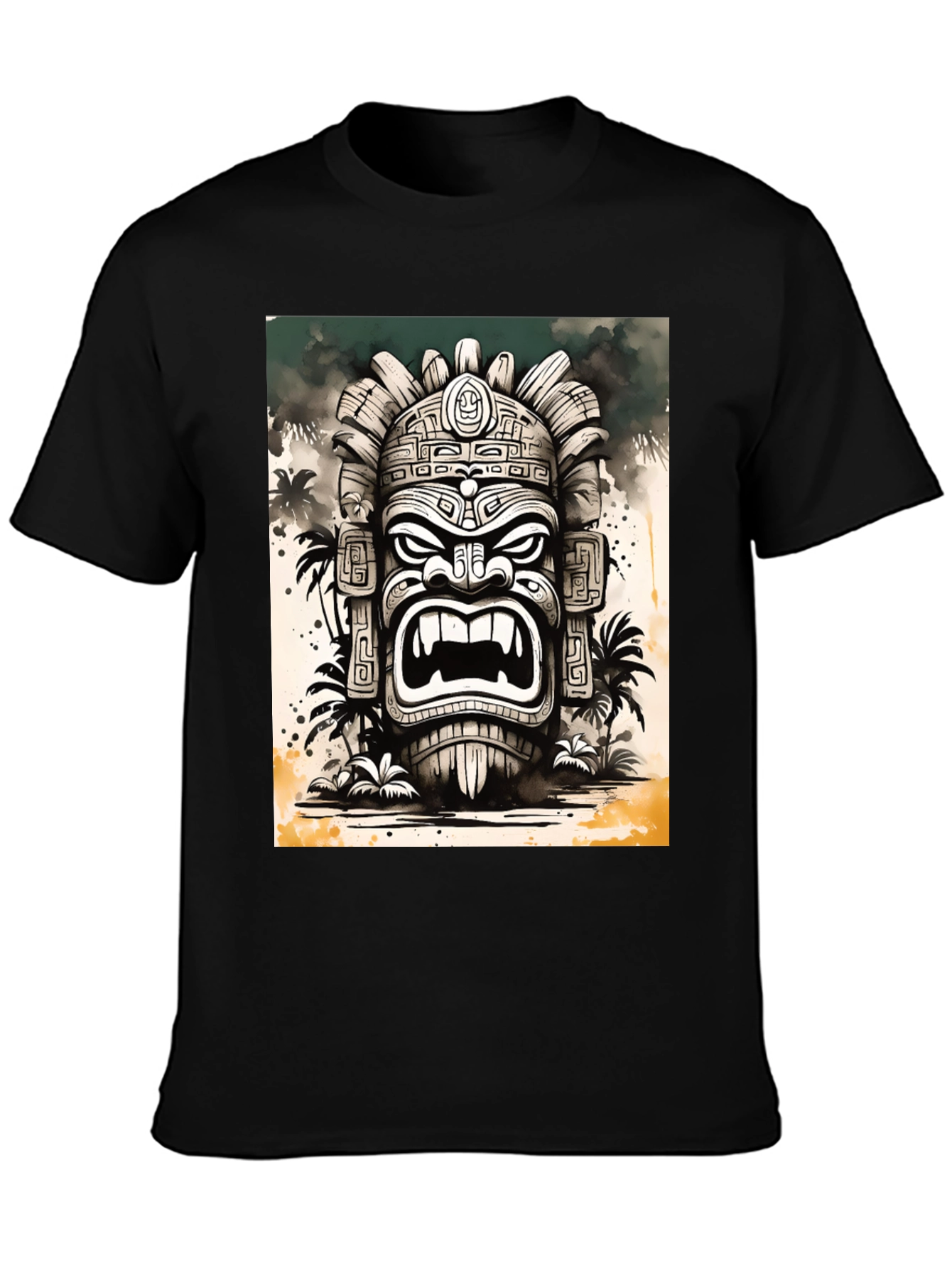Tiki God Graphic Tee - Island Style