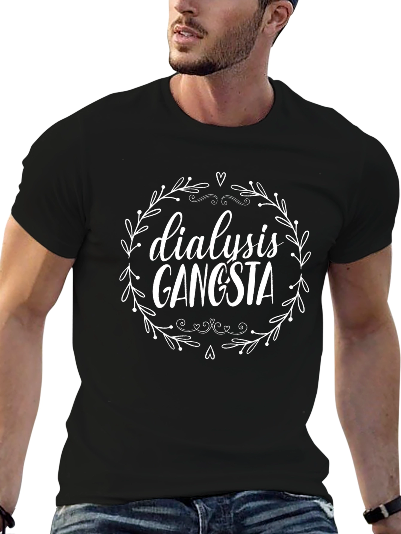Dialysis Gangsta Graphic T-Shirt