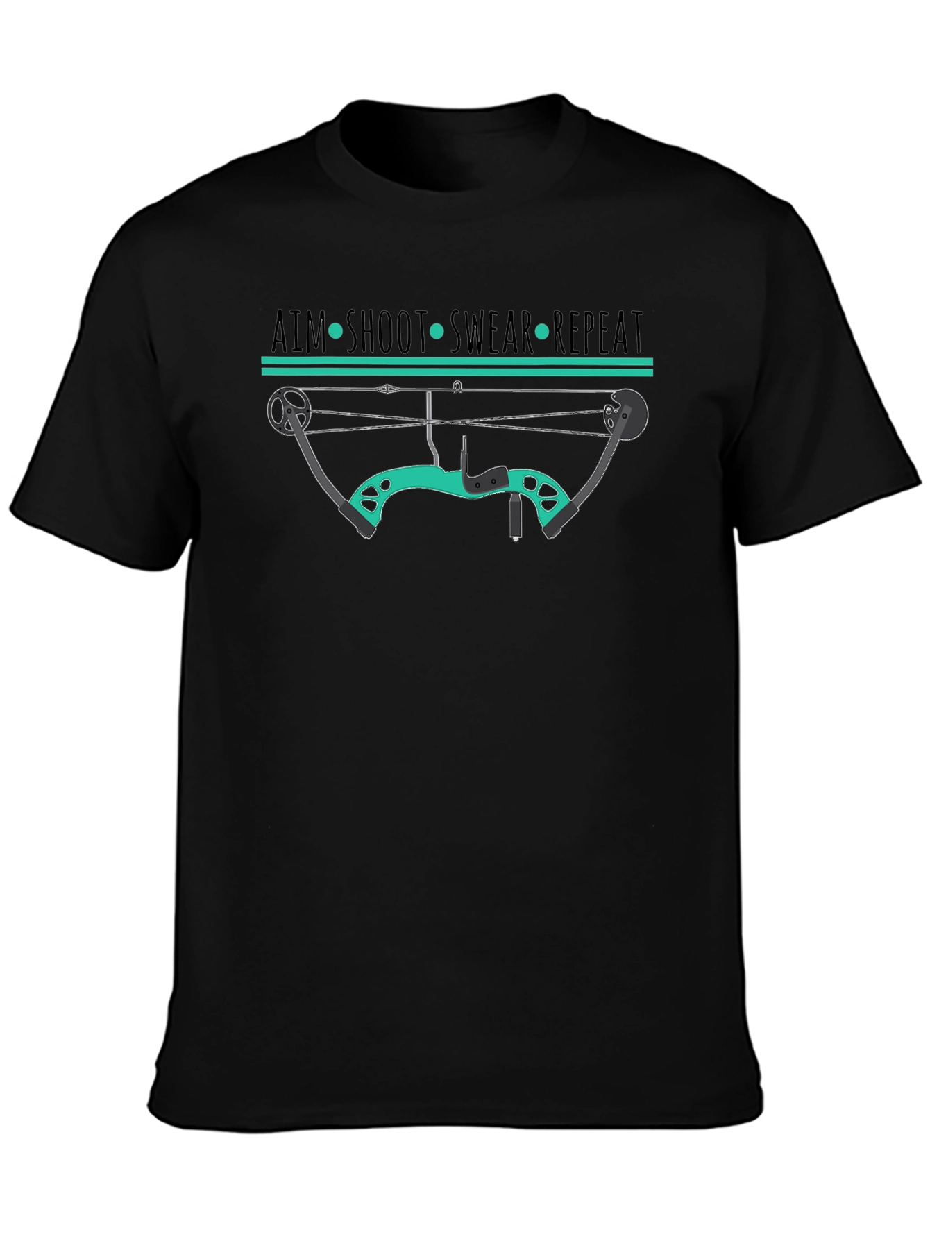 Aim Shoot Swear Repeat T-Shirt