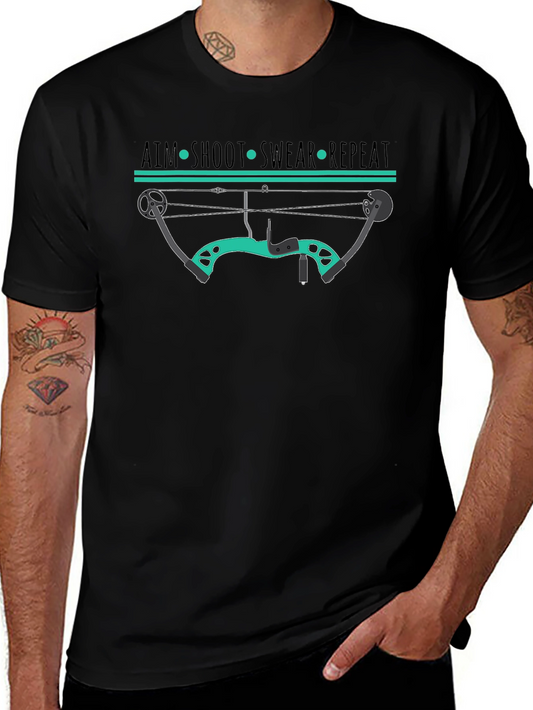 Aim Shoot Swear Repeat T-Shirt