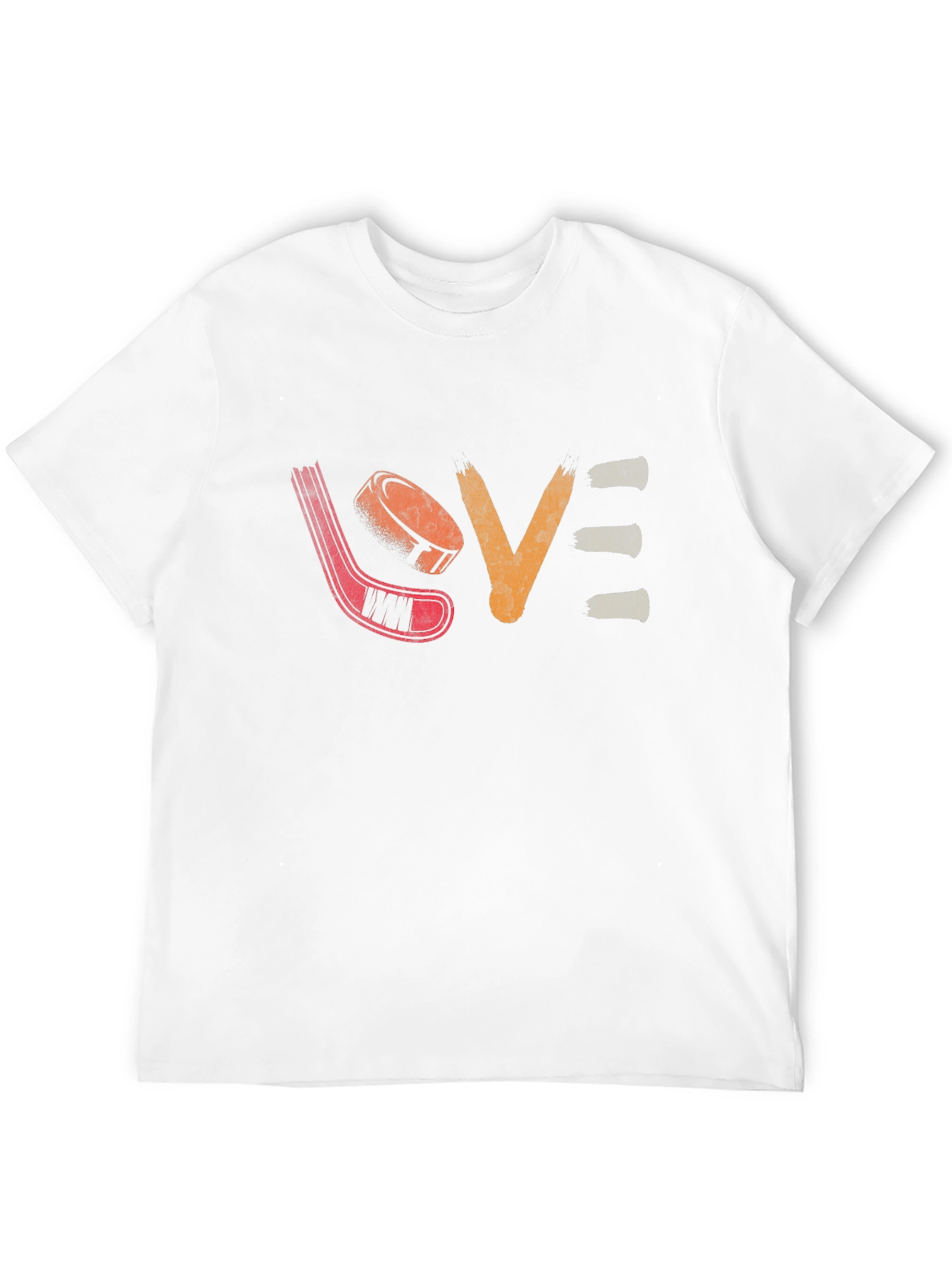 Hockey Love Graphic T-Shirt - Black