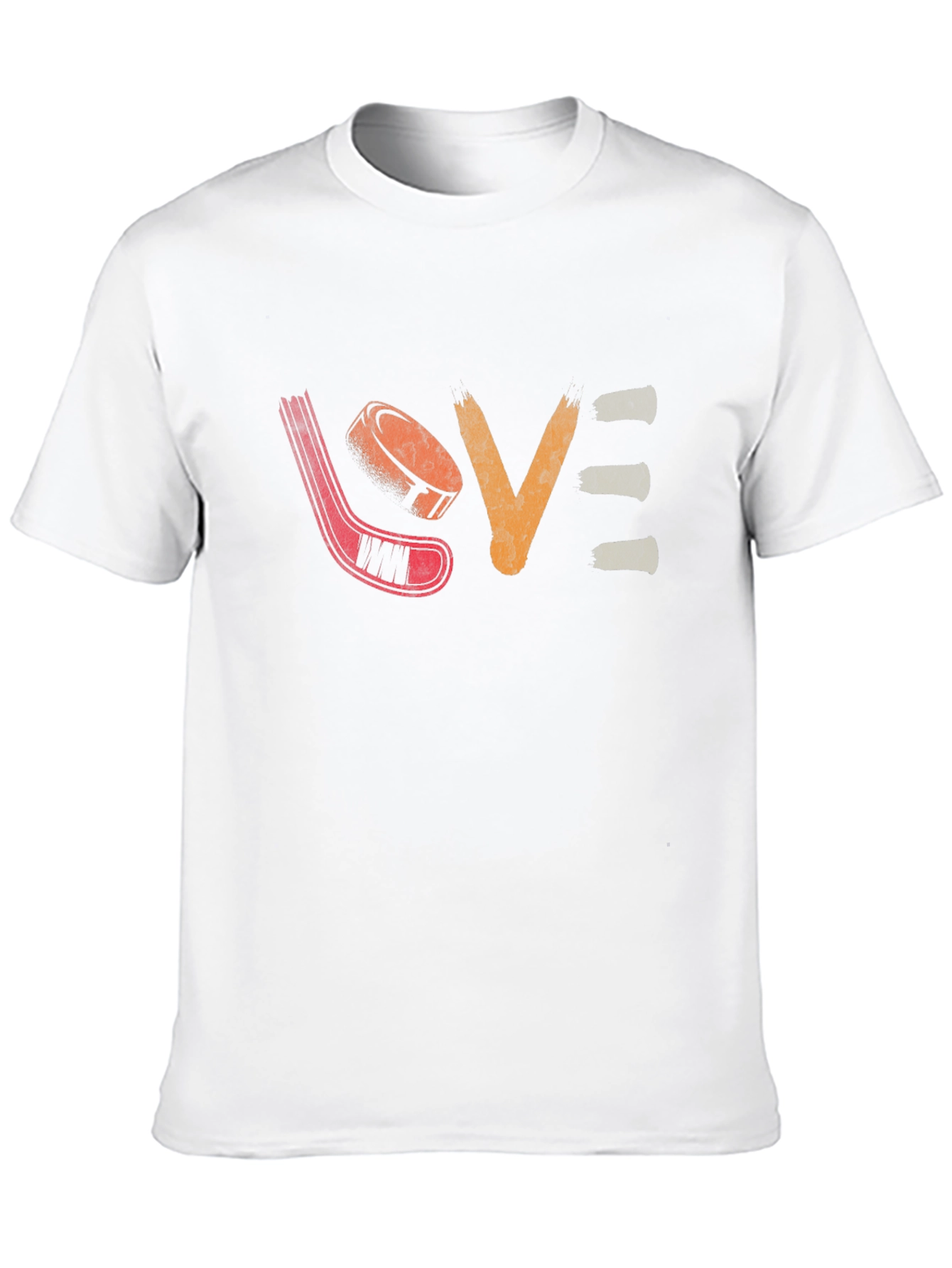 Hockey Love Graphic T-Shirt - Black