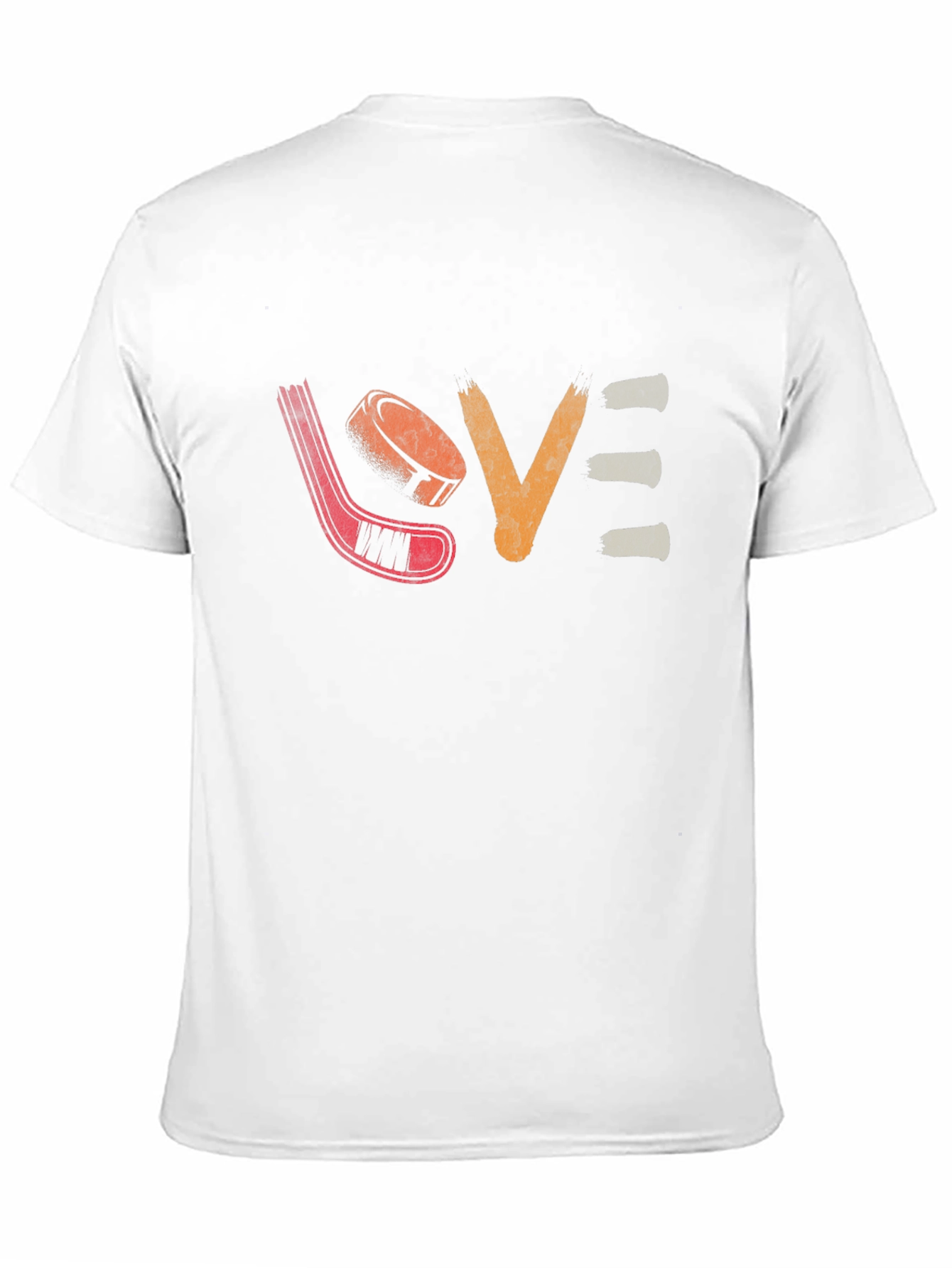 Hockey Love Graphic T-Shirt - Black