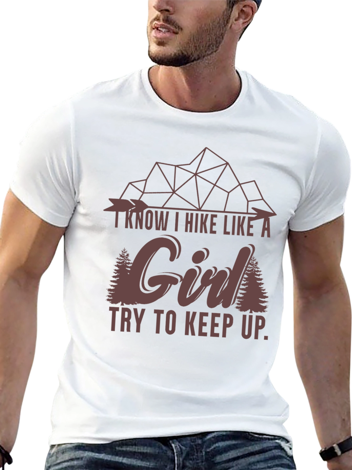 I Hike Like a Girl Graphic Tee